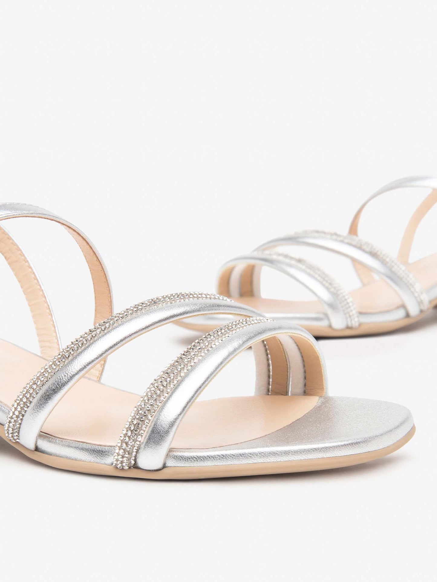 NERO GIARDINI SANDAL - ARGENTO