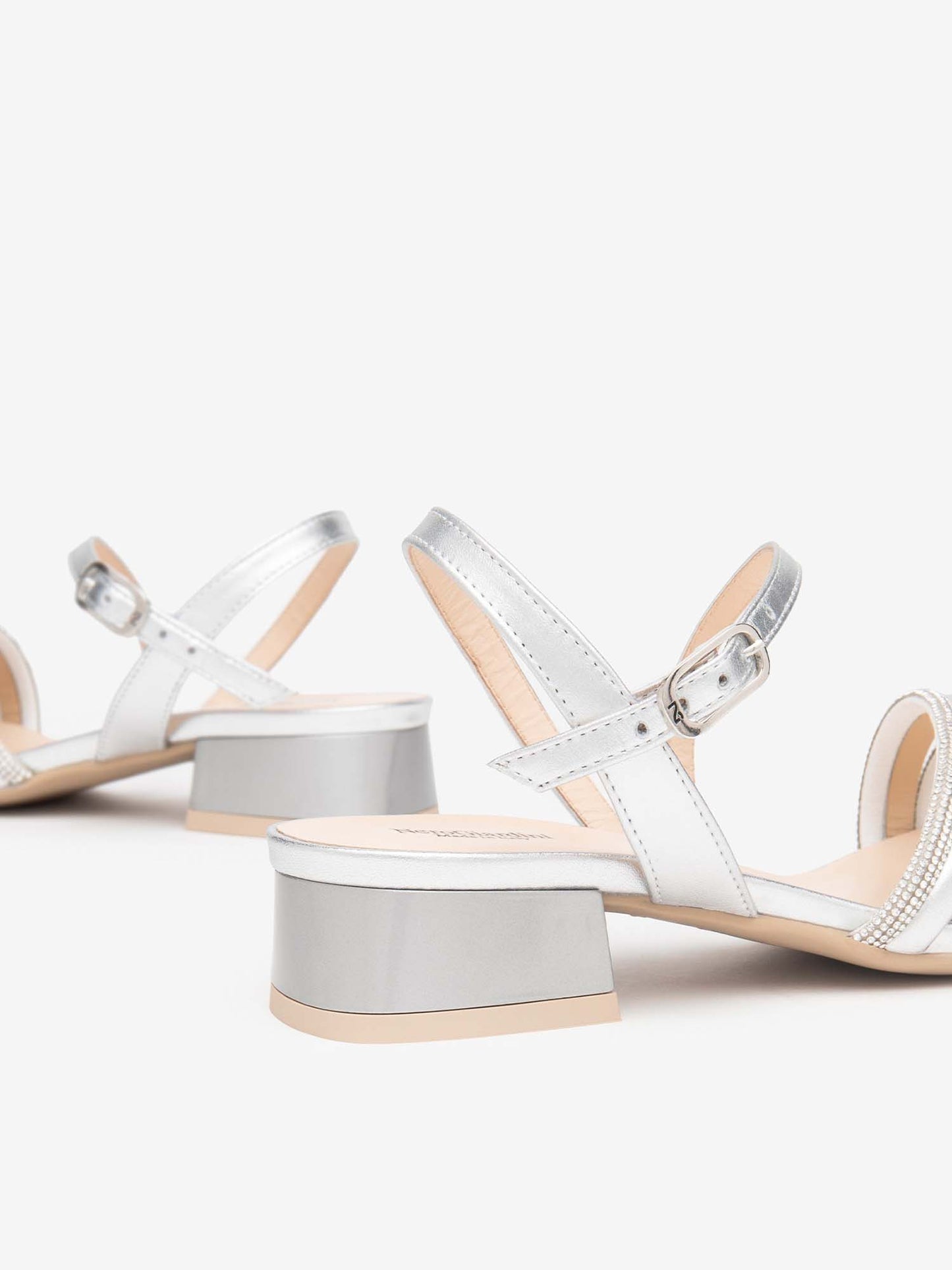 NERO GIARDINI SANDAL - ARGENTO