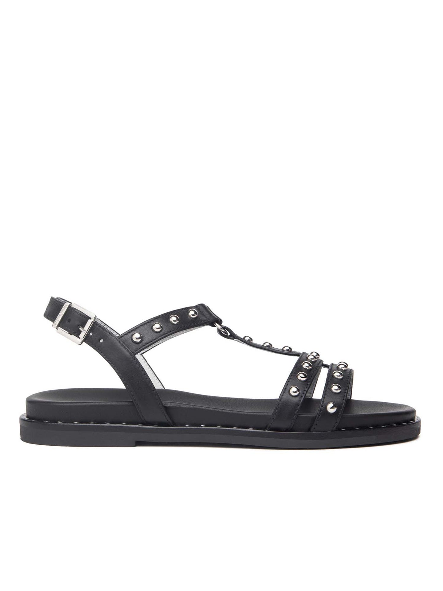 SANDALI CON BORCHIE NERO GIARDINI DONNA NERO
