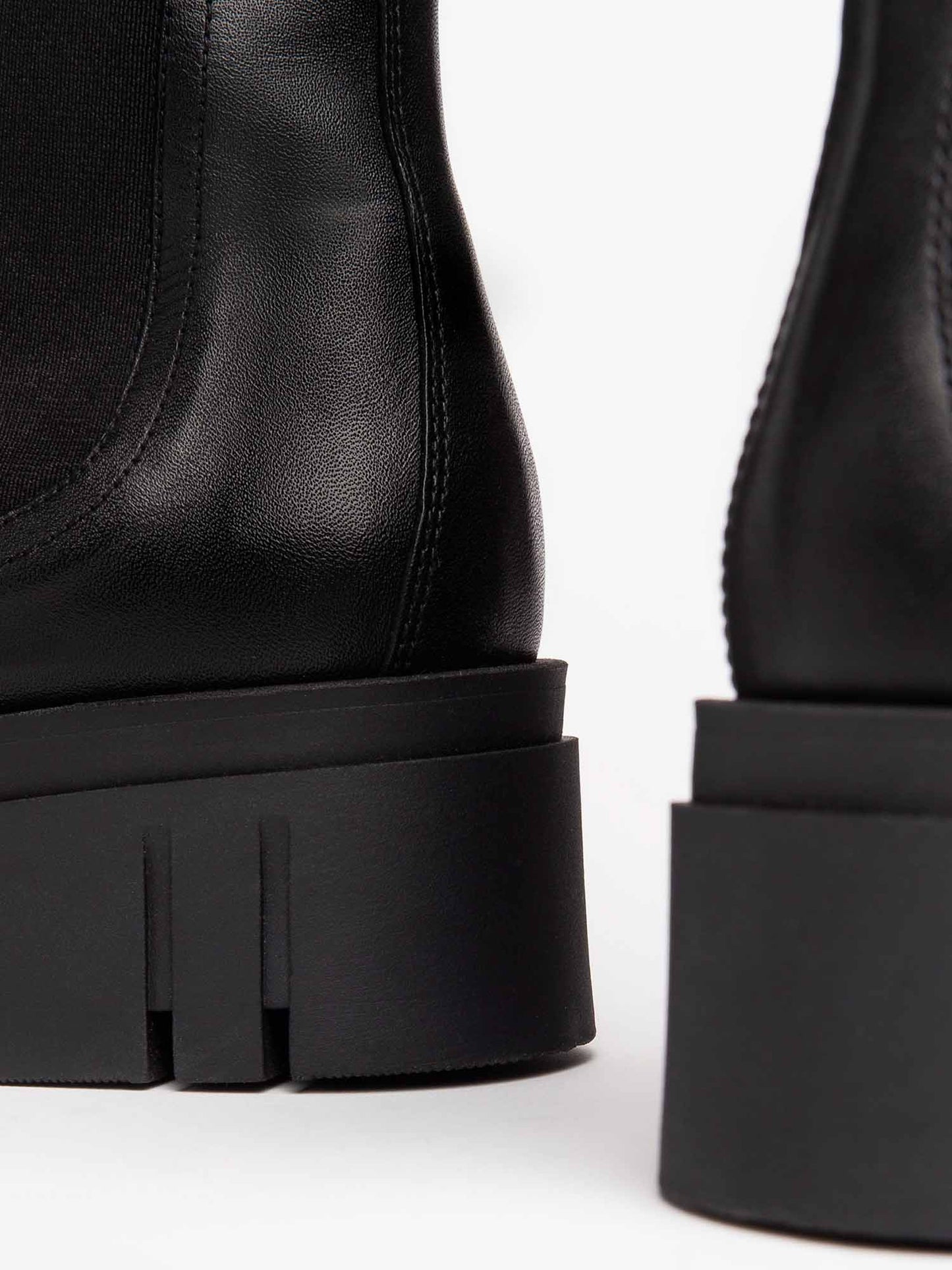 STIVALETTI CHELSEA CON PLATFORM NEROGIARDINI DA DONNA NERO
