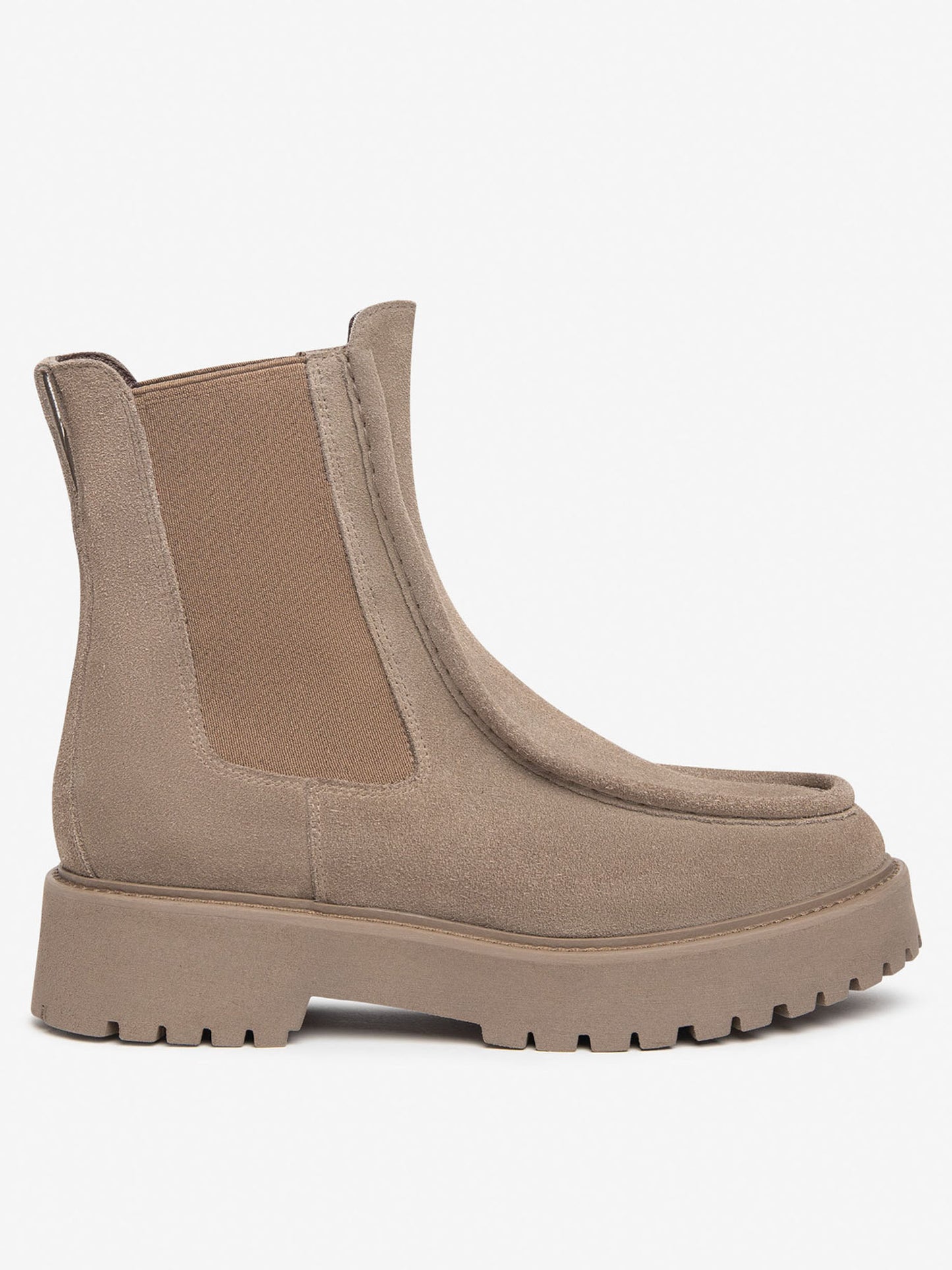 CHELSEA IN SUEDE NeroGiardini DA DONNA ARGILLA