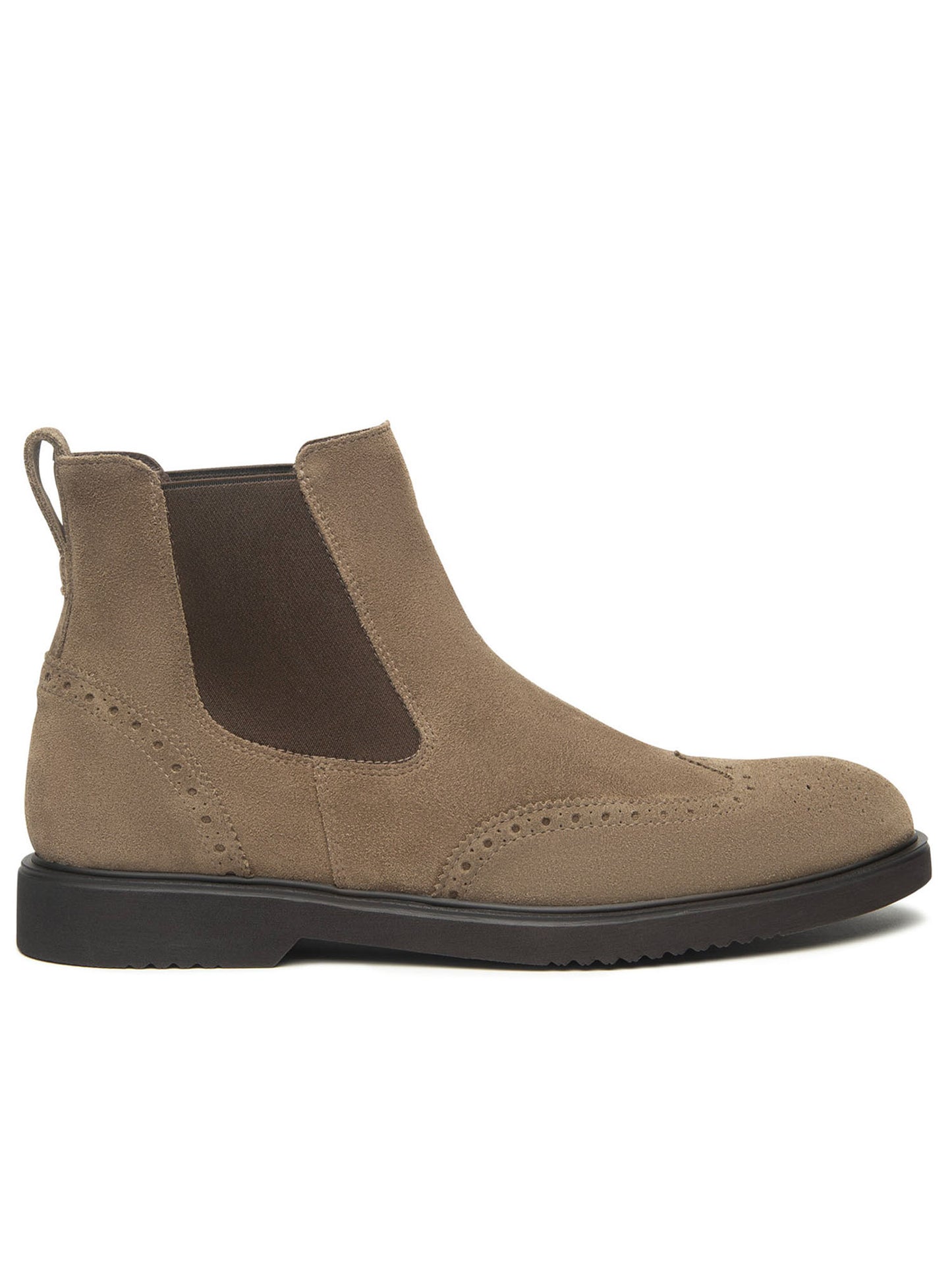 STIVALETTI CHELSEA SCAMOSCIATI NeroGiardini DA UOMO FANGO