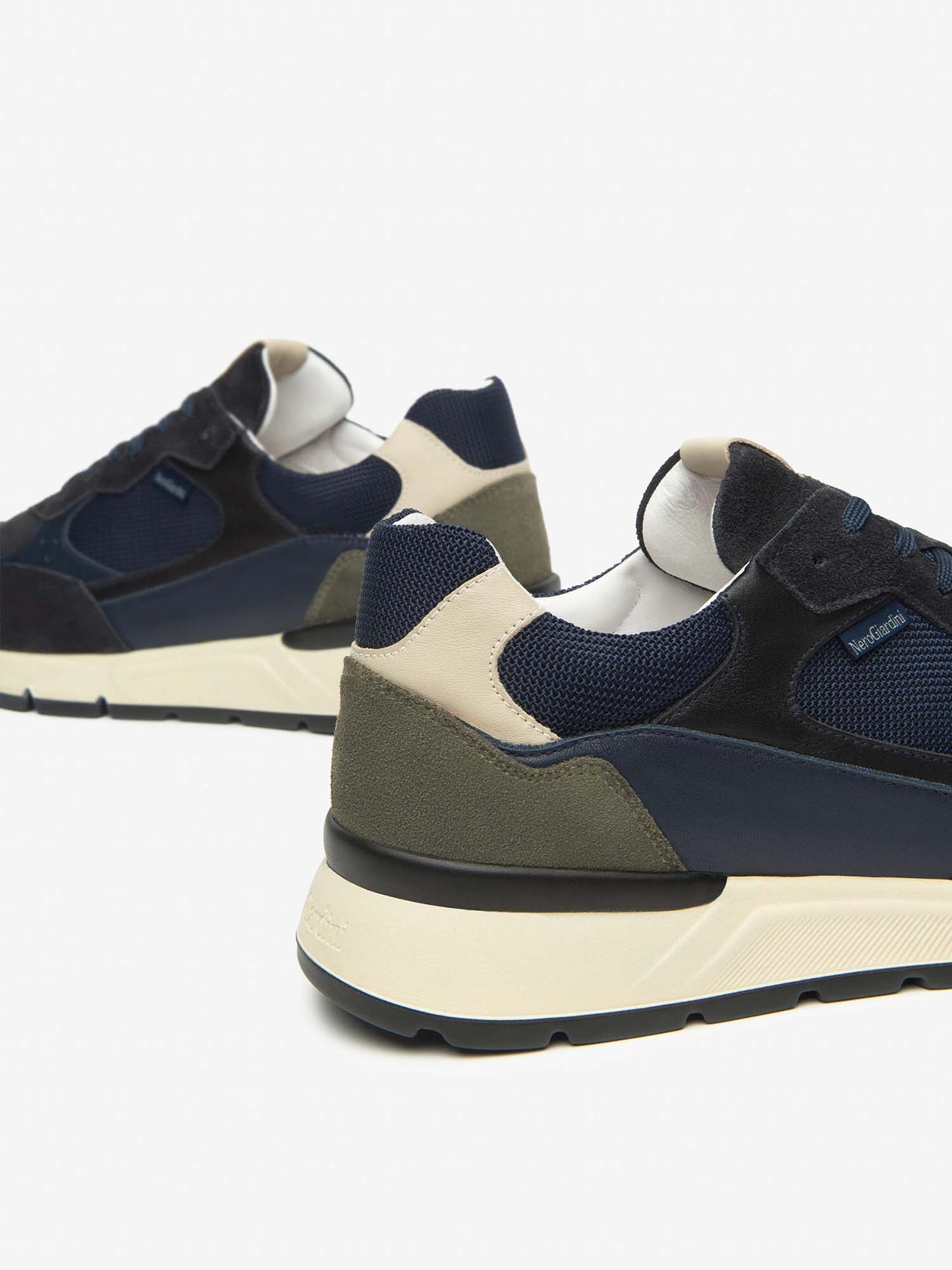 SNEAKERS SCAMOSCIATE NeroGiardini DA UOMO BLU