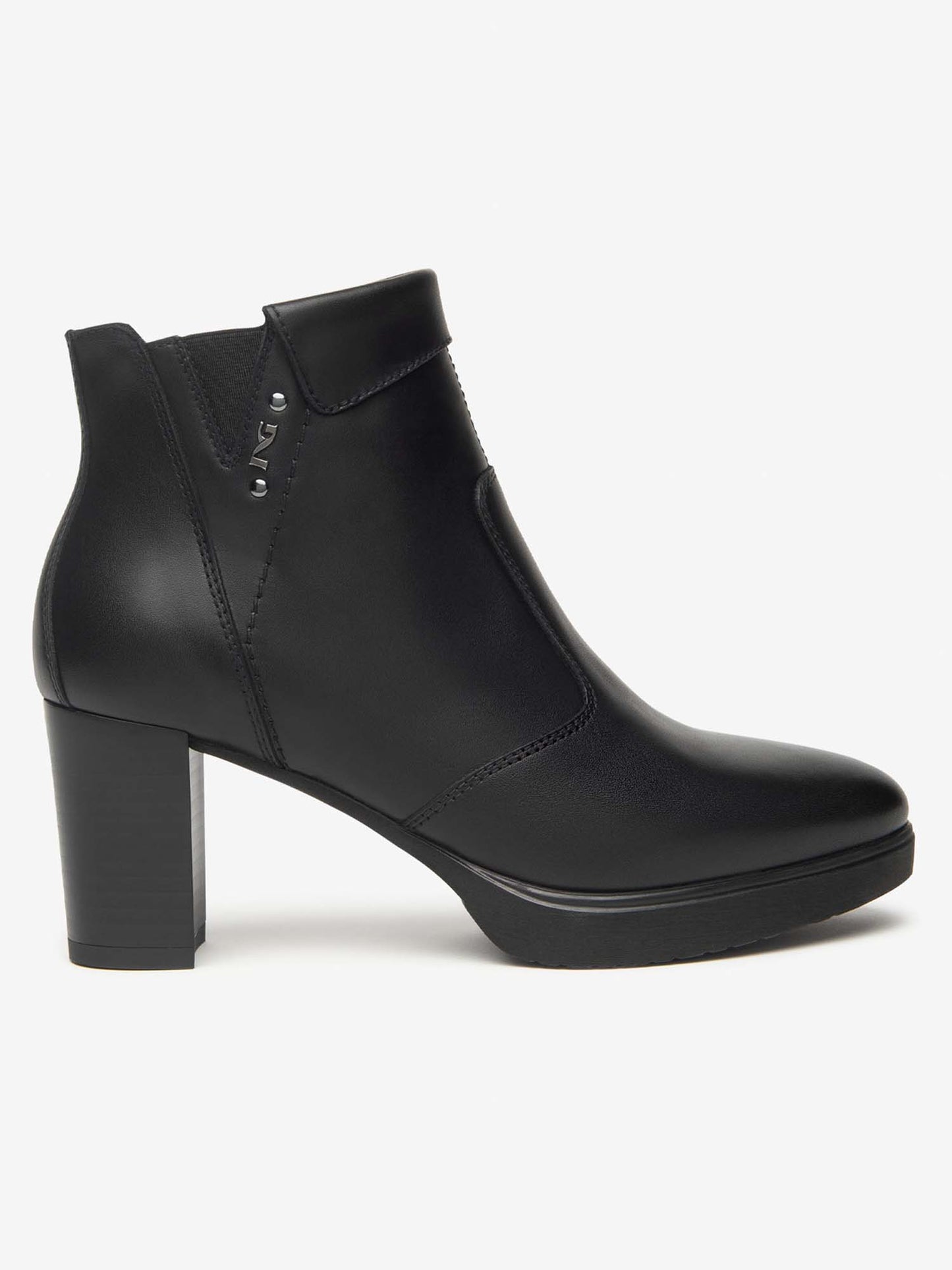 TRONCHETTI CON ZIP NeroGiardini DA DNONNA NERO