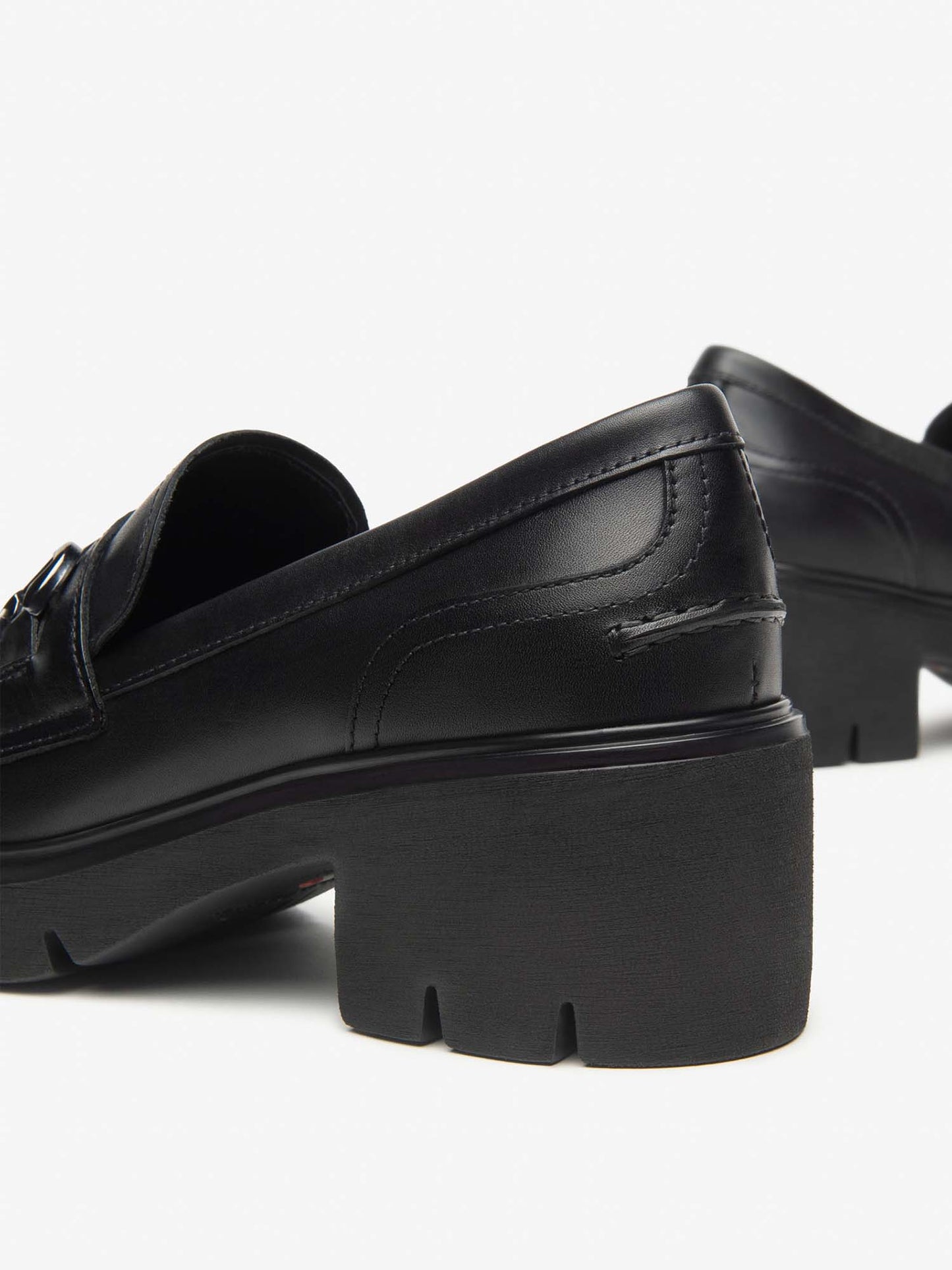 MOCASSINI CON TACCO A BLOCCO NEROGIARDINI DA DONNA NERO