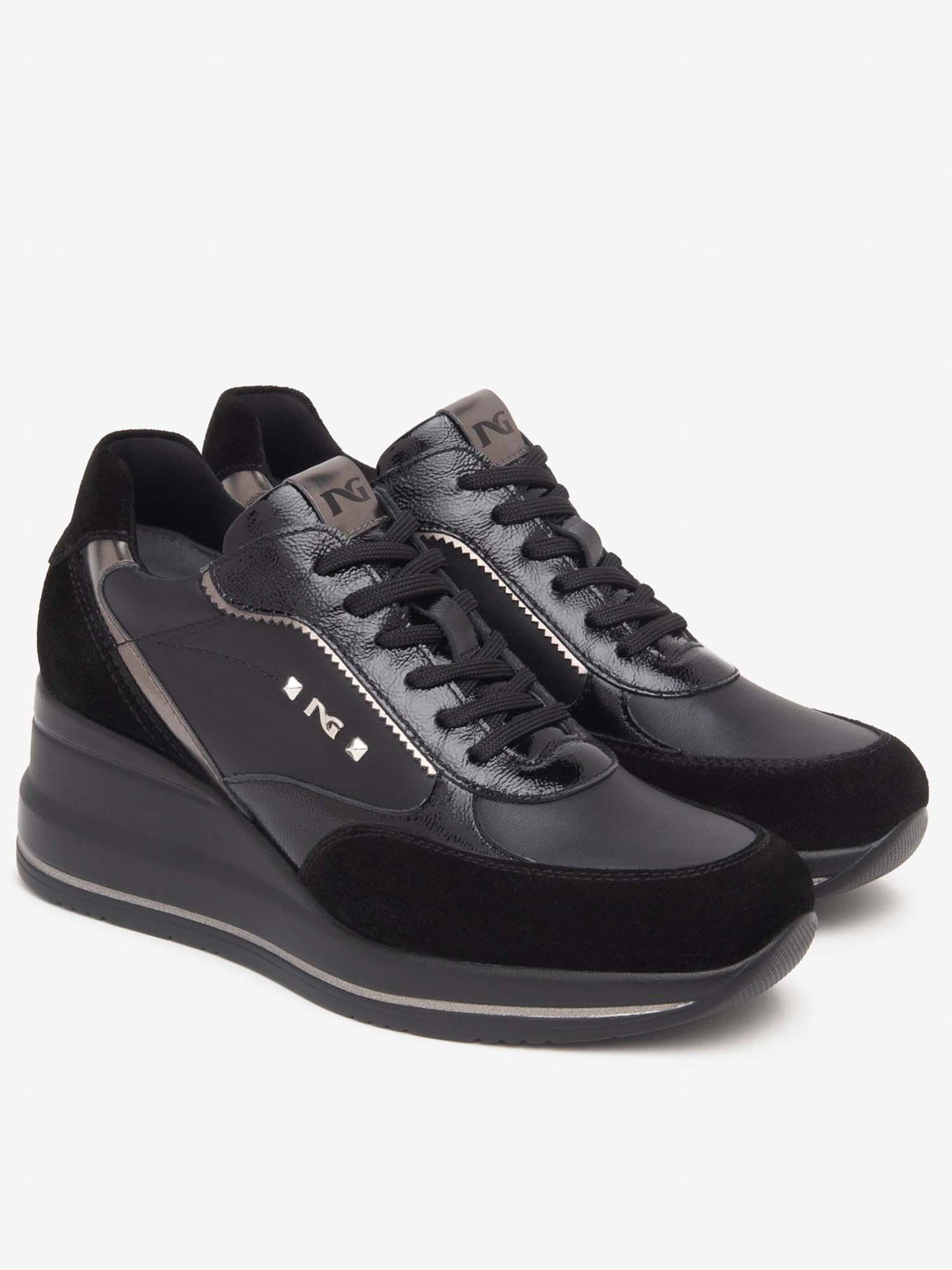 SNEAKERS CON ZEPPA NeroGiardini DA DONNA NERO