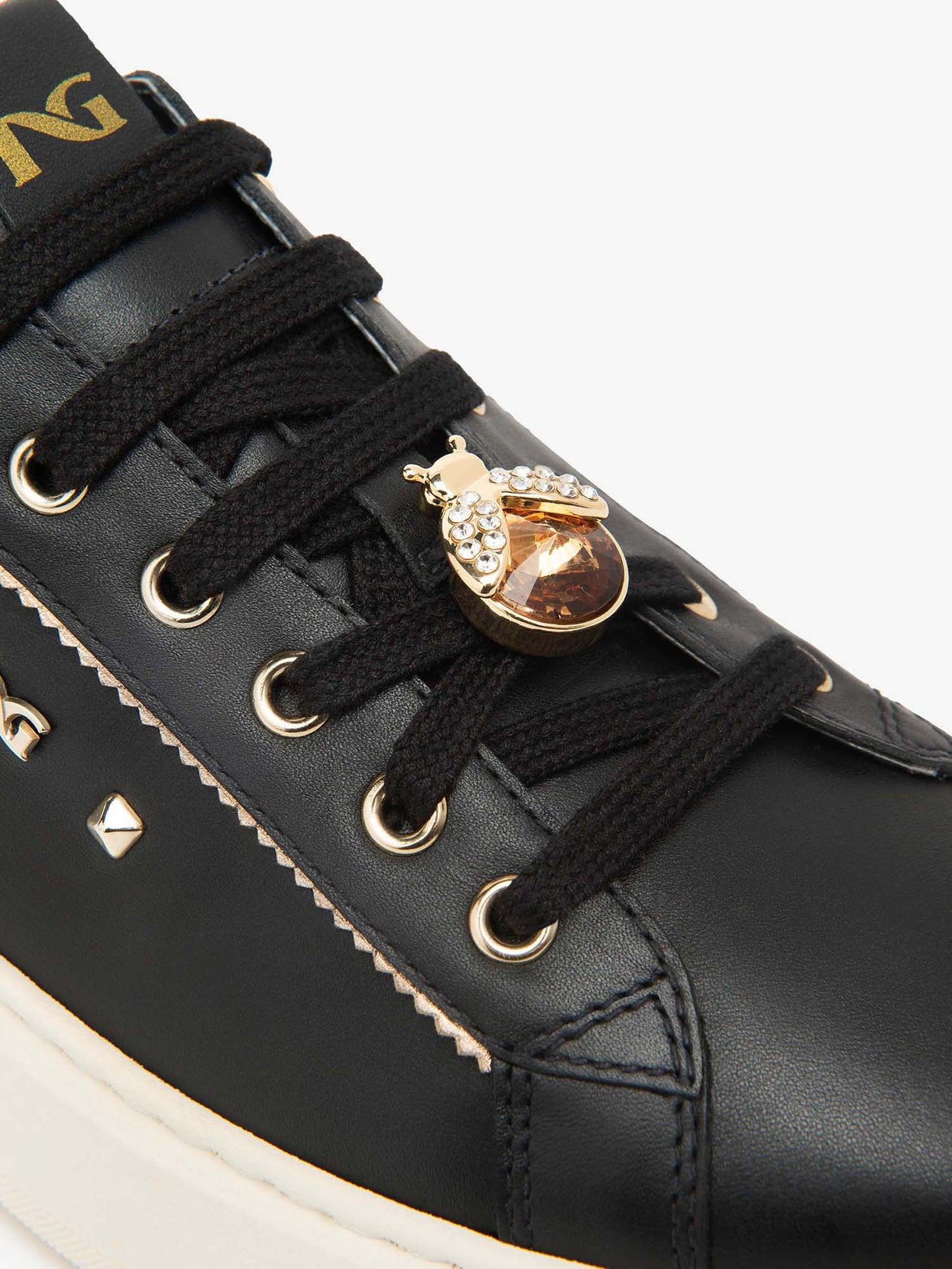 SNEAKERS CON CHARM NeroGiardini DA DONNA NERO