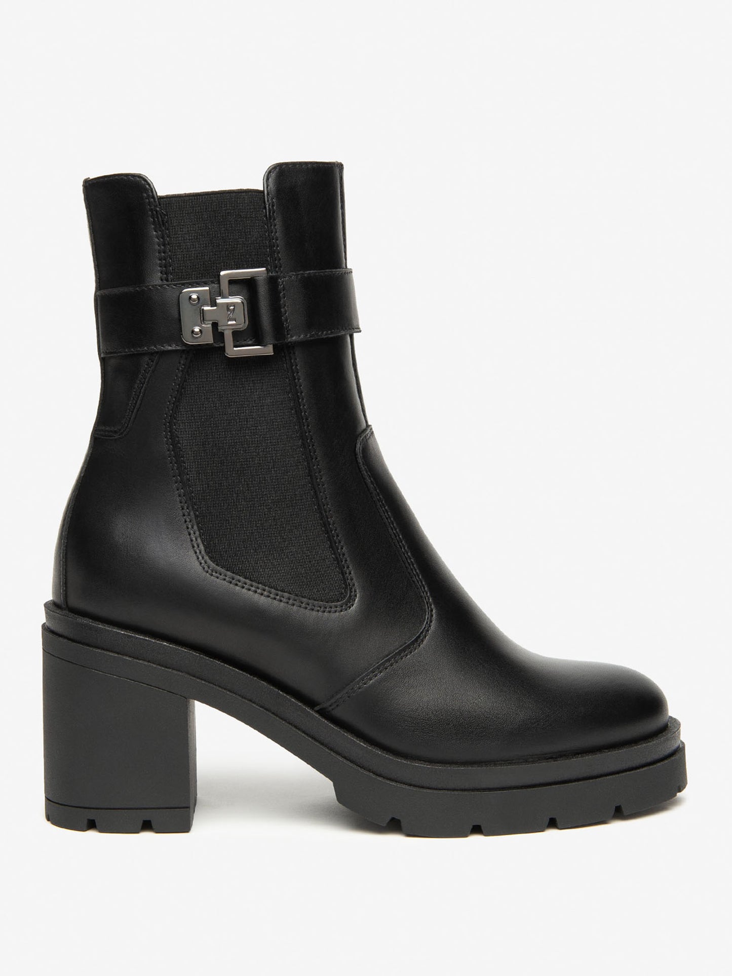 STIVALETTI CHELSEA CON TACCO NeroGiardini DA DONNA NERO