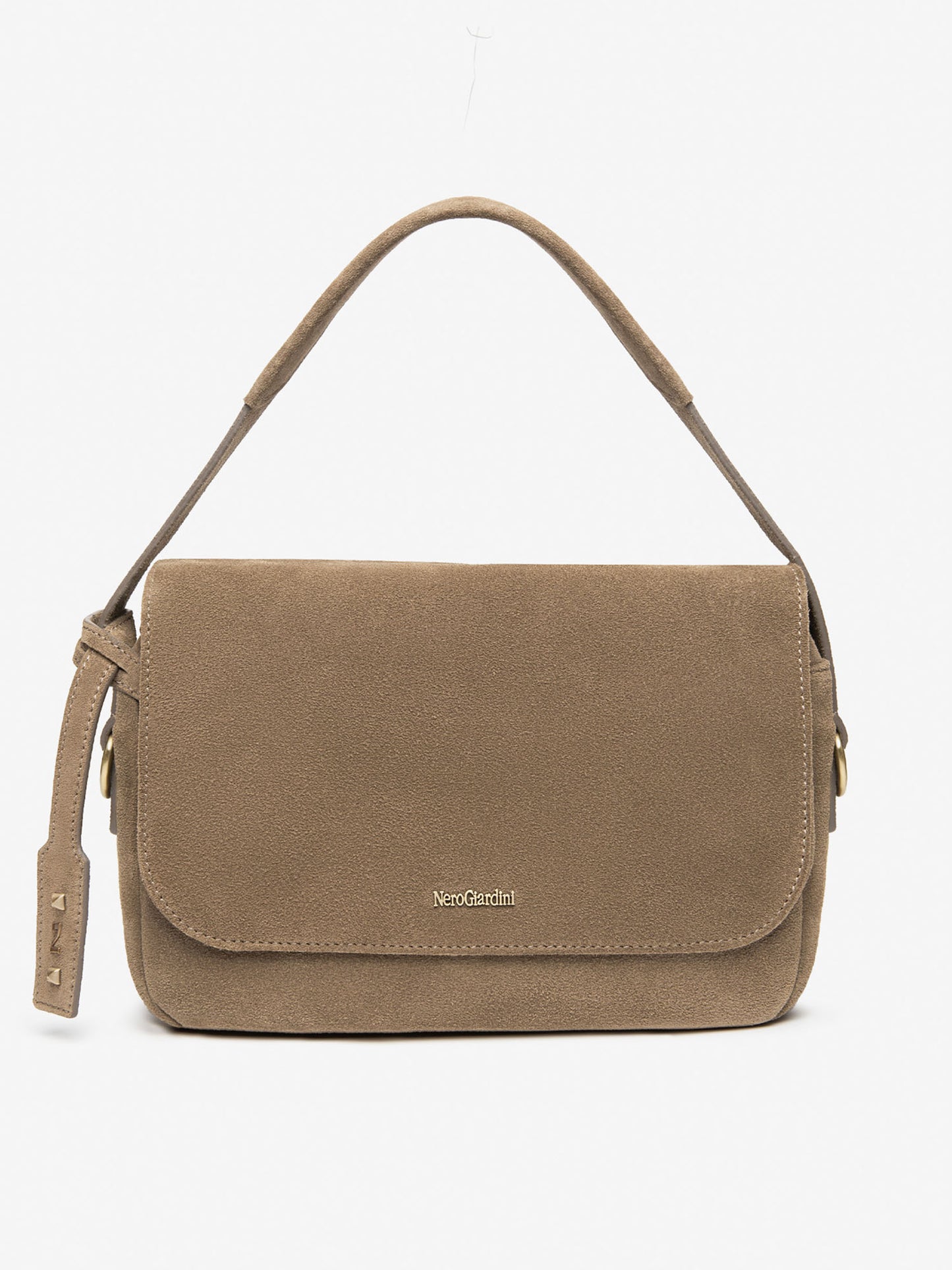 BORSA A TRACOLLA NERO GIARDINI DA DONNA ARGILLA