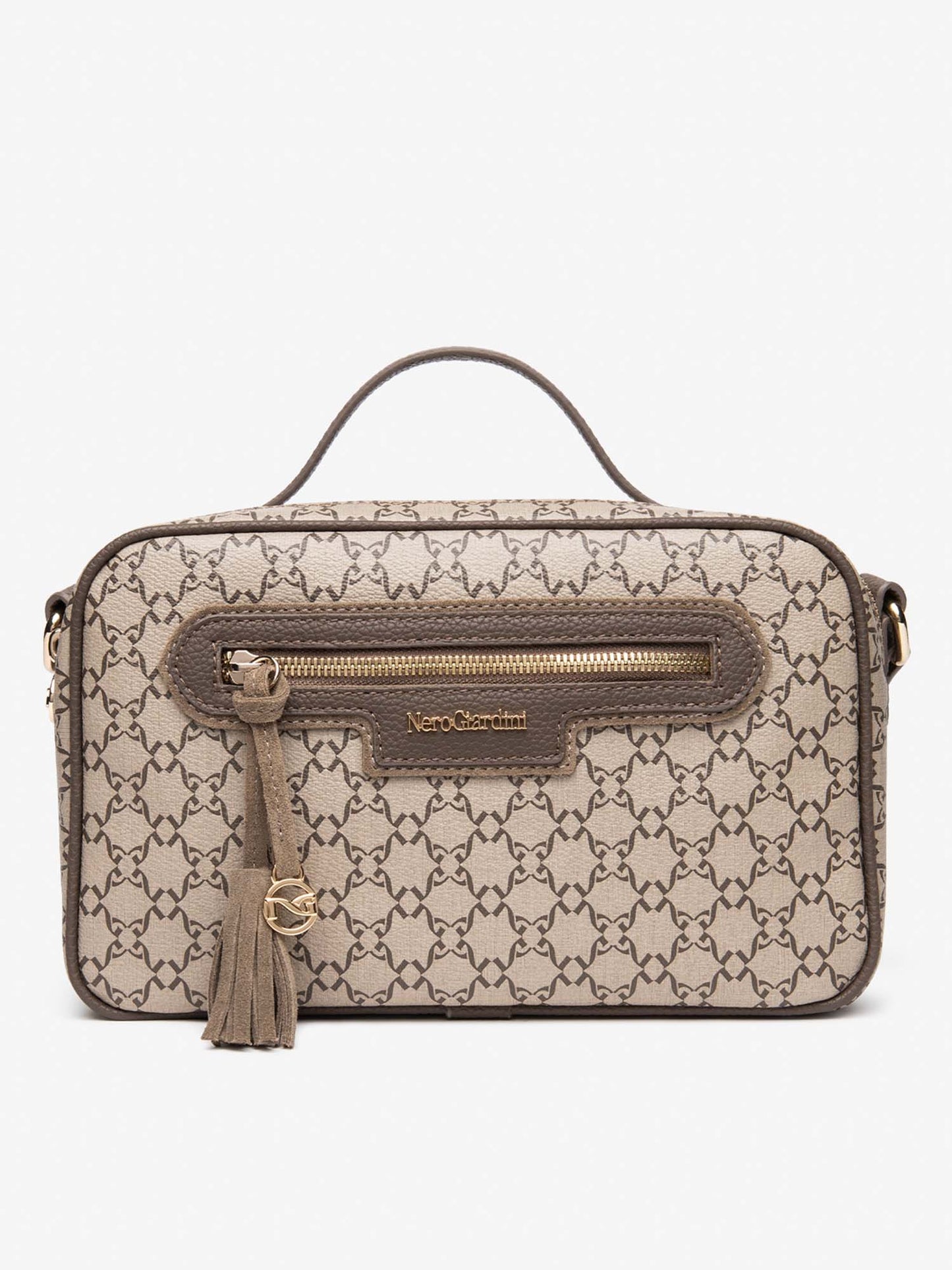 BORSA CAMERA NERO GIARDINI DA DONNA ECRU'
