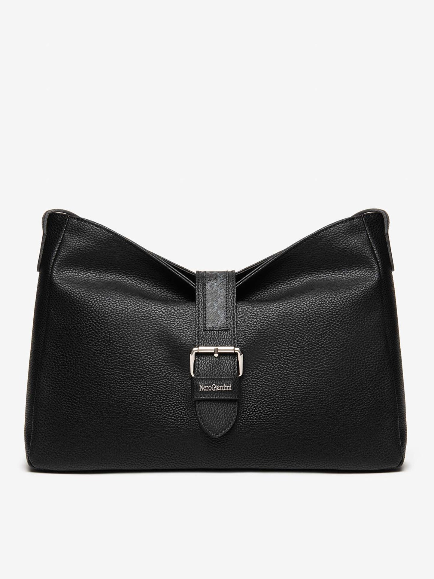 BORSA A TRACOLLA NERO GIARDINI DA DONNA NERO