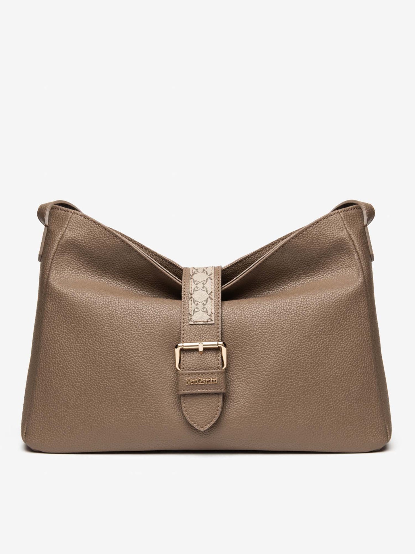 BORSA A TRACOLLA NERO GIARDINI DA DONNA NOCE