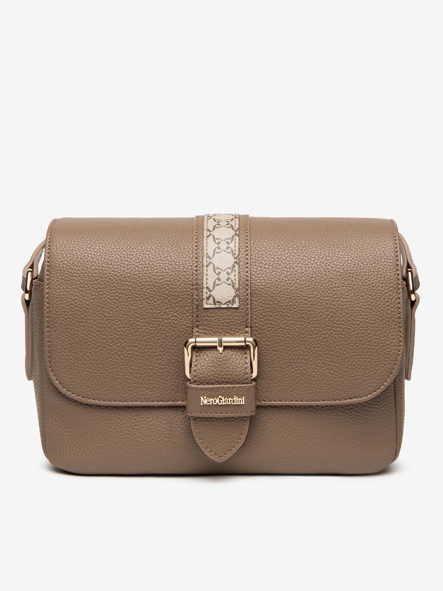BORSA FLAP BAG NEROGIARDINI DA DONNA NOCE