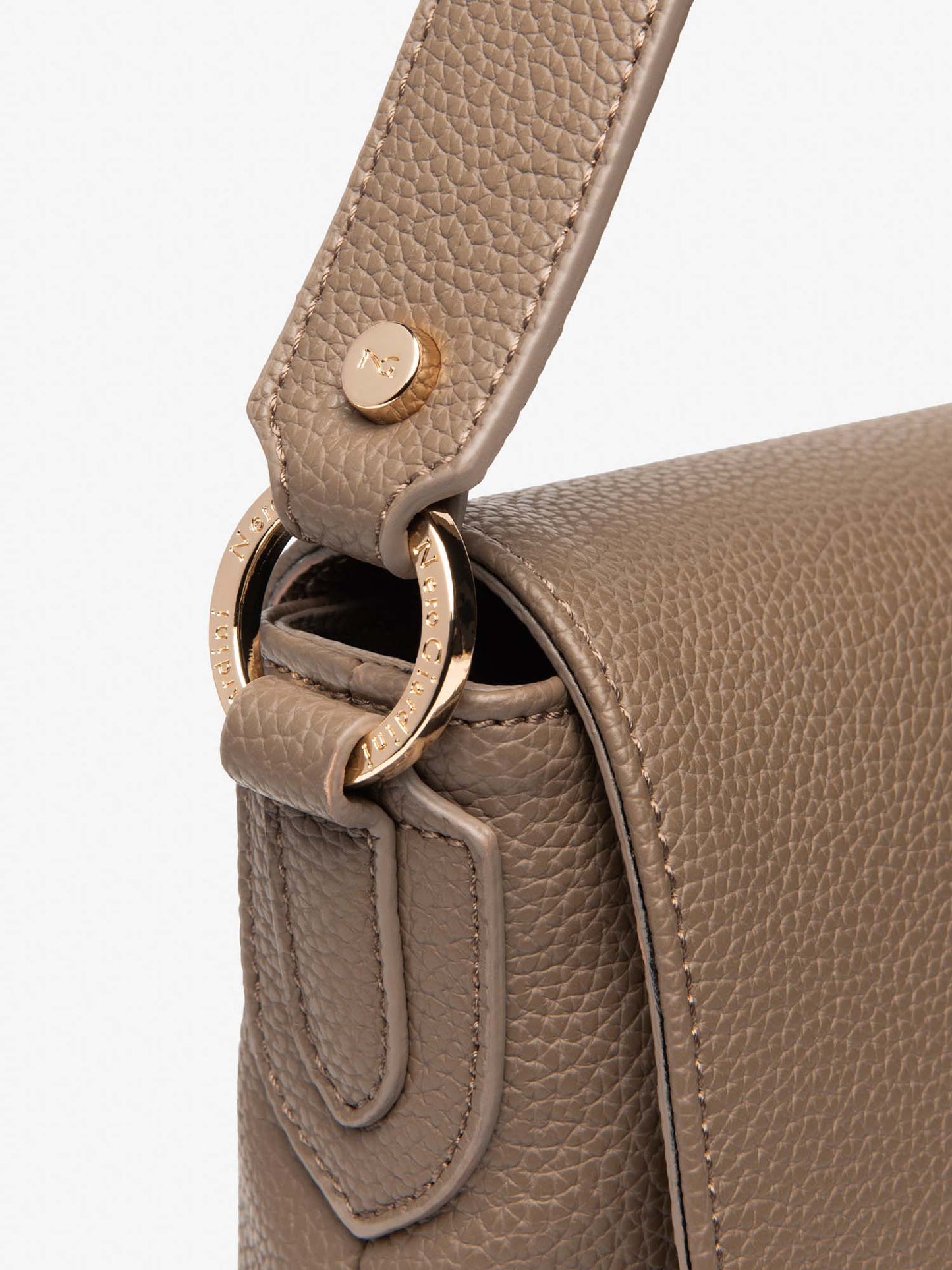 BORSA FLAP BAG NEROGIARDINI DA DONNA NOCE