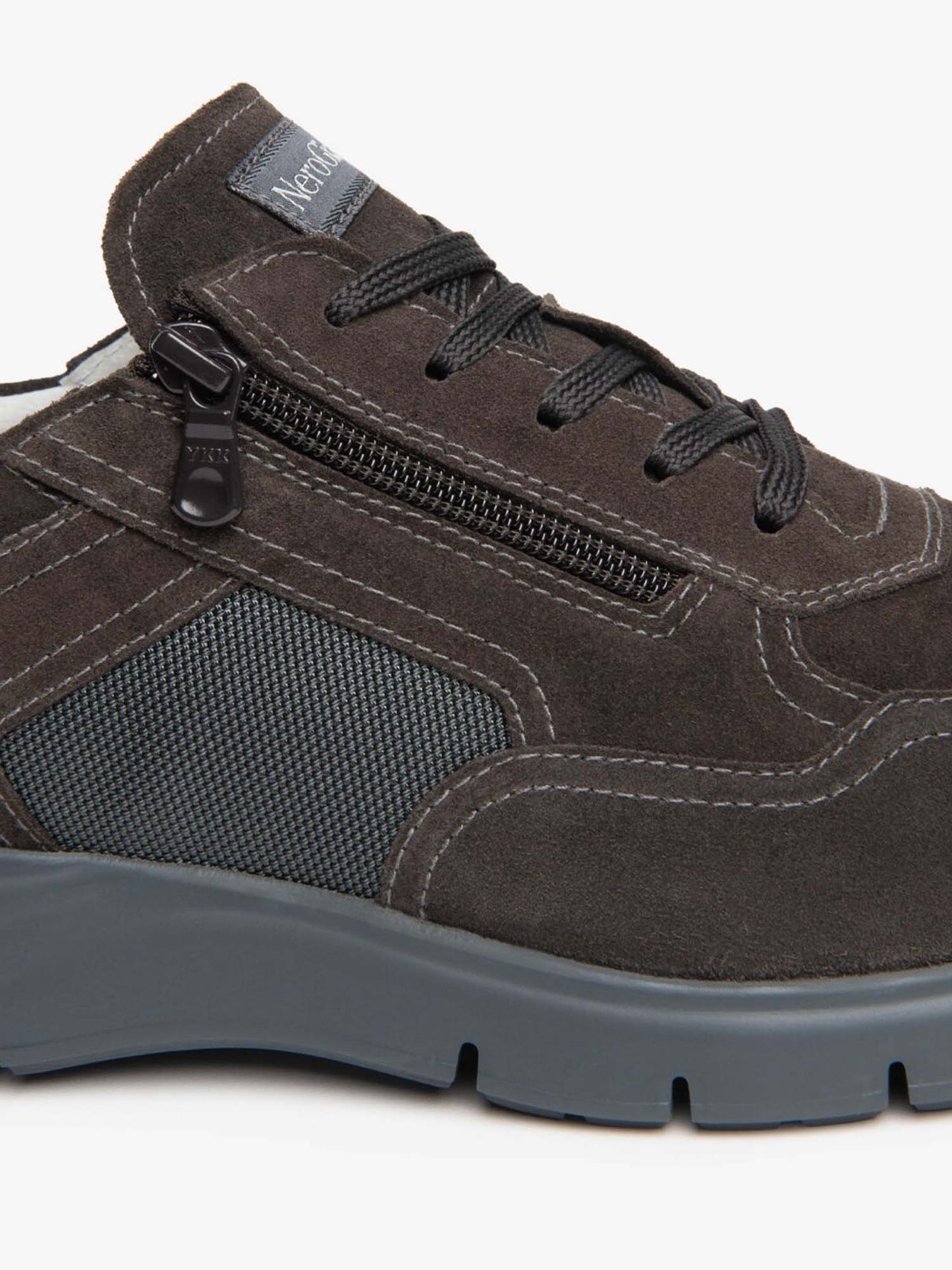 Nero Giardini I6 01281 U 103, stringate da uomo grigie