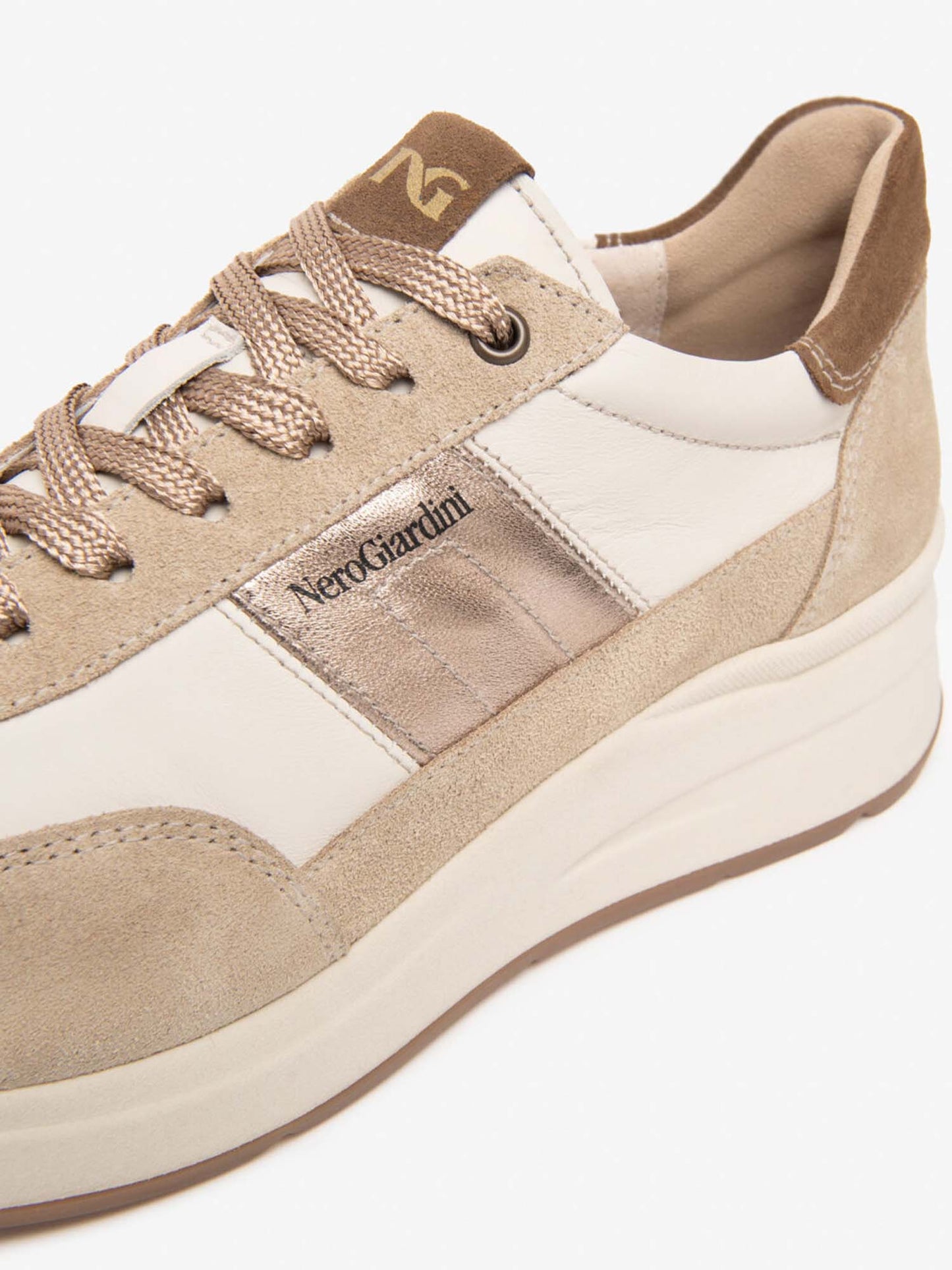 Nero Giardini String, sneakers da donna beige
