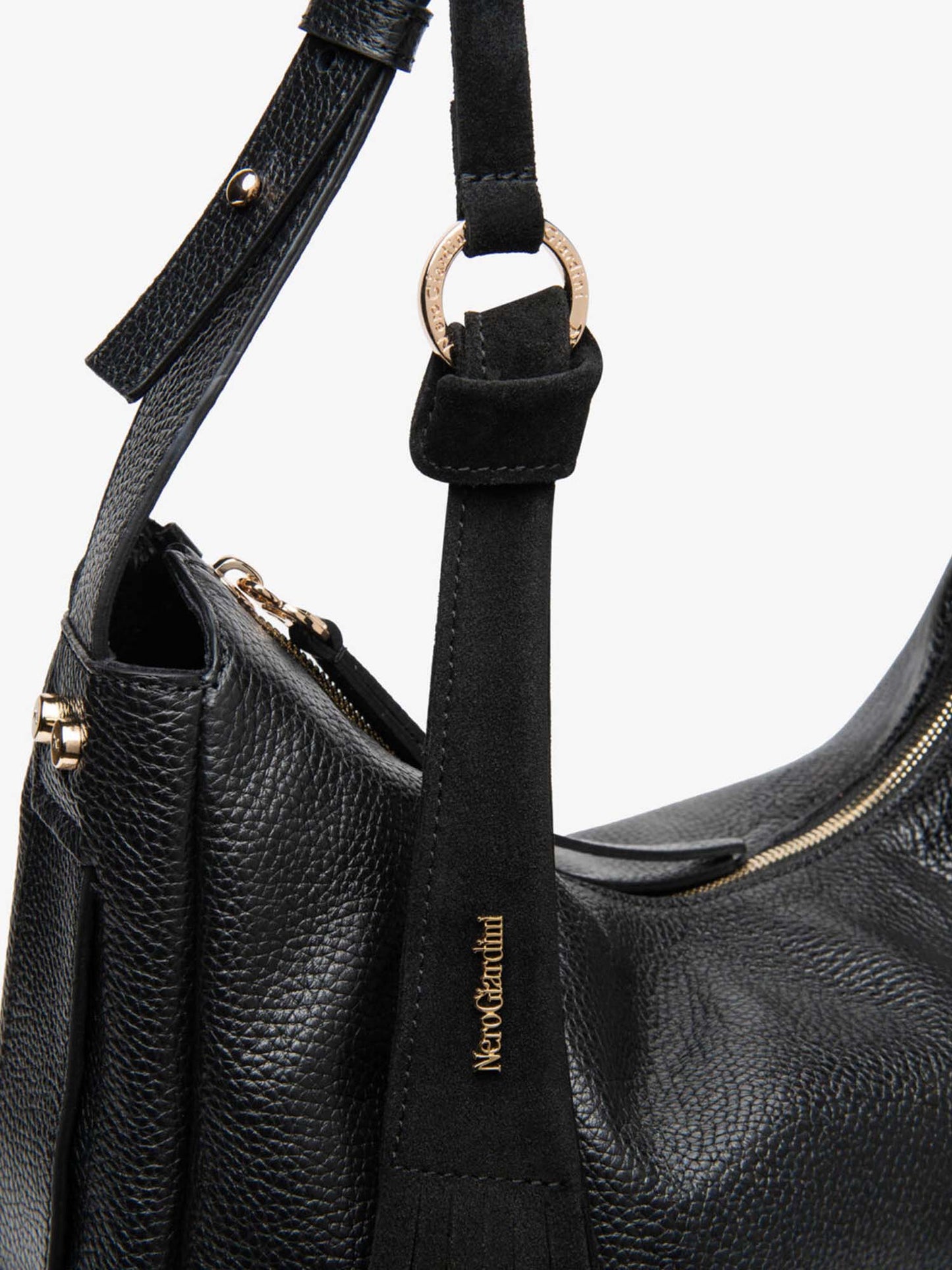 Nero Giardini I6 44331 D 100, borsa da uomo nera