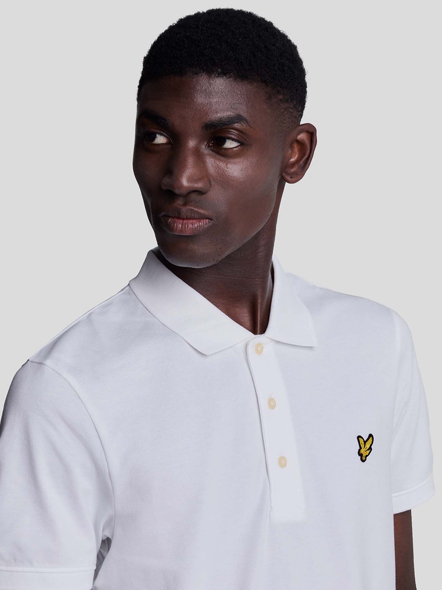 POLO PLAIN LYLE&SCOTT UOMO BIANCO