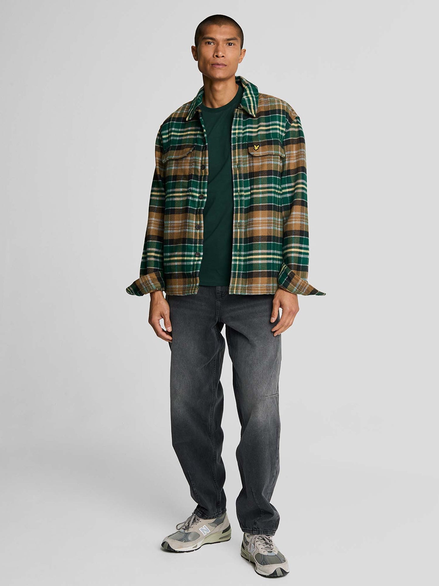 T-SHIRT LYLE&SCOTT UOMO VERDE