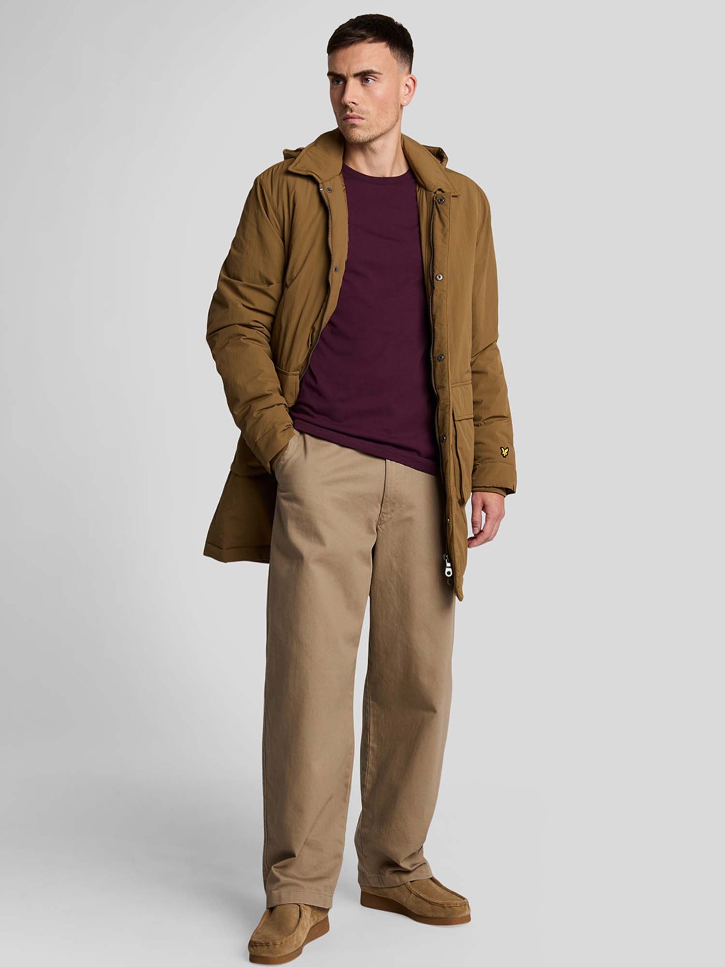 T-SHIRT LYLE&SCOTT UOMO BORDEAUX