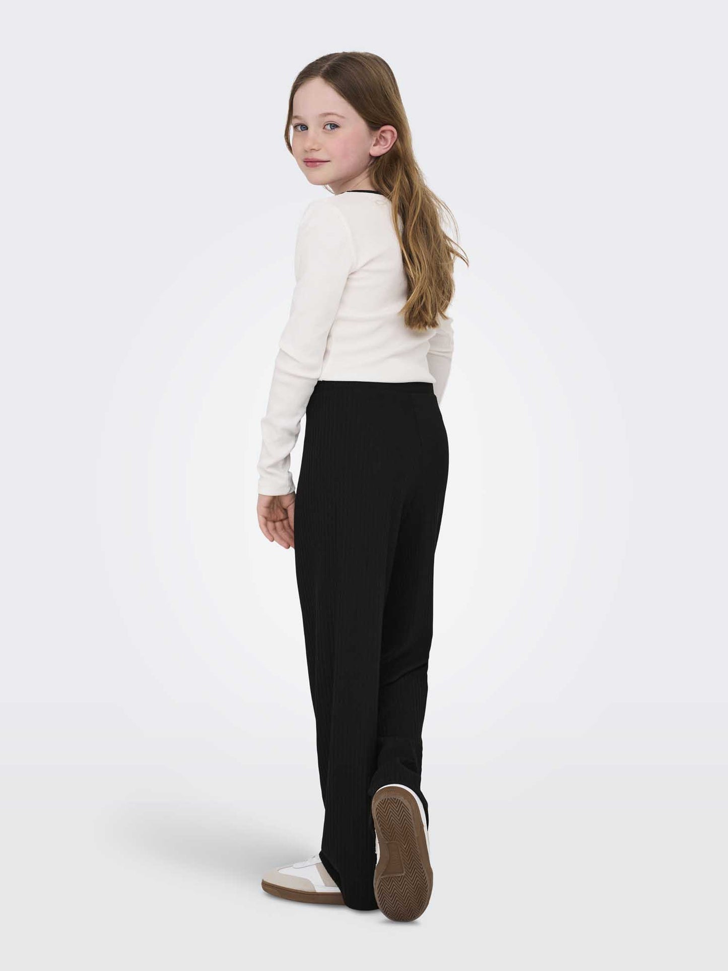 PANTALONE NELLA WIDE LEG ONLY JUNIOR DA BAMBINA NERO