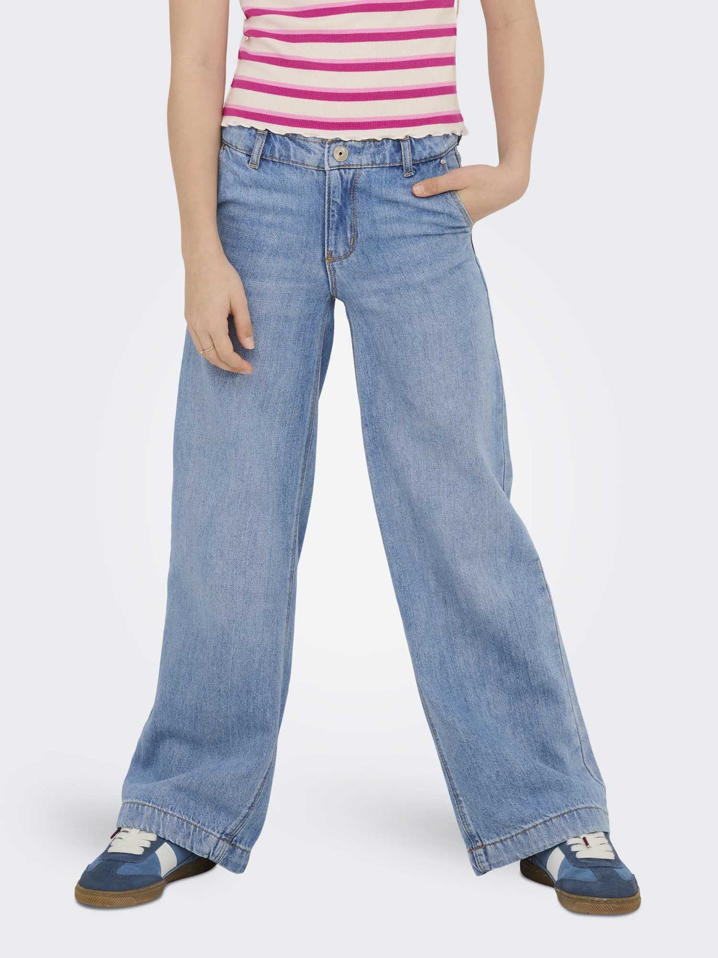 JEANS COMET WIDE LEG ONLY JUNIOR DA BAMBINA LIGHT DENIM