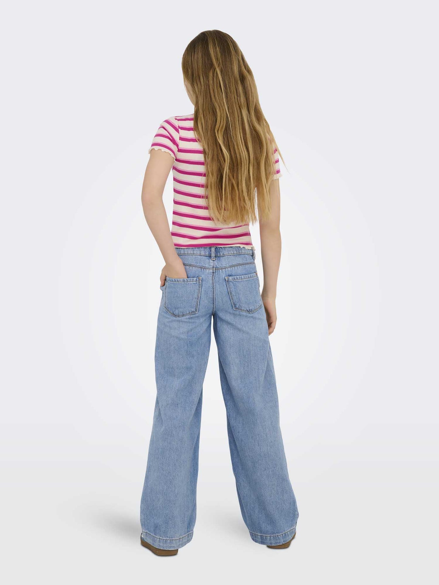 JEANS COMET WIDE LEG ONLY JUNIOR DA BAMBINA LIGHT DENIM