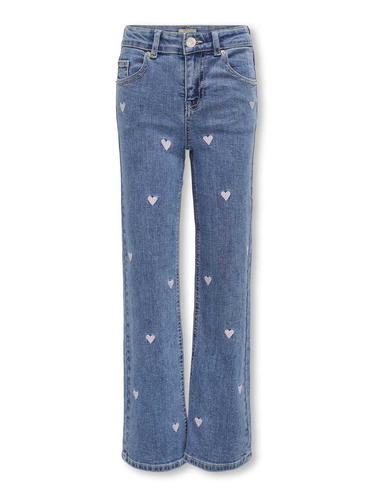 ONLY JR JUICY WIDE - JEANS CHIARO