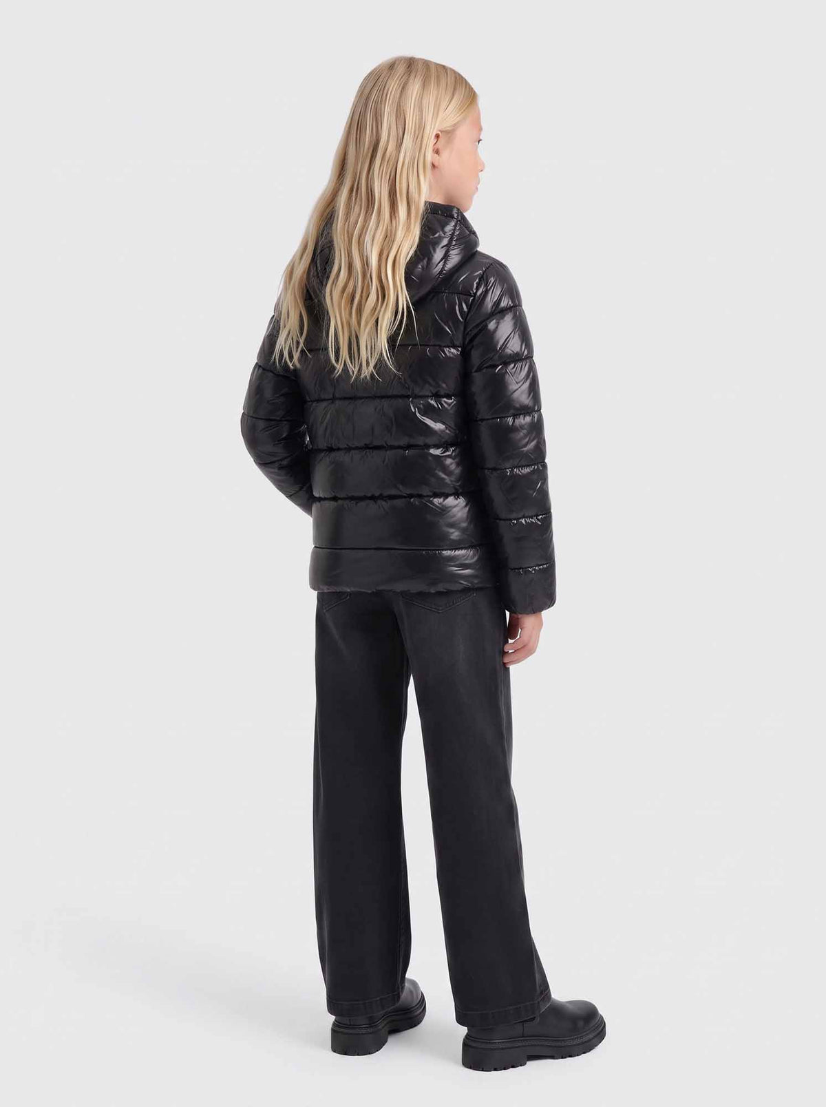 Only Jr Kajsa, giubbotto da bambina nero
