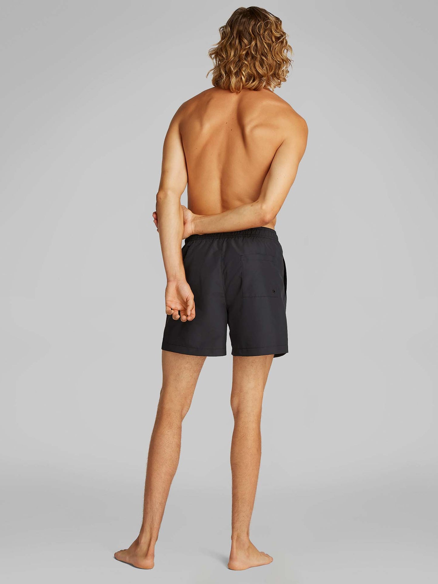 COSTUME BOXER MEDIUM DRAWSTRING CALVIN KLEIN JEANS UOMO NERO