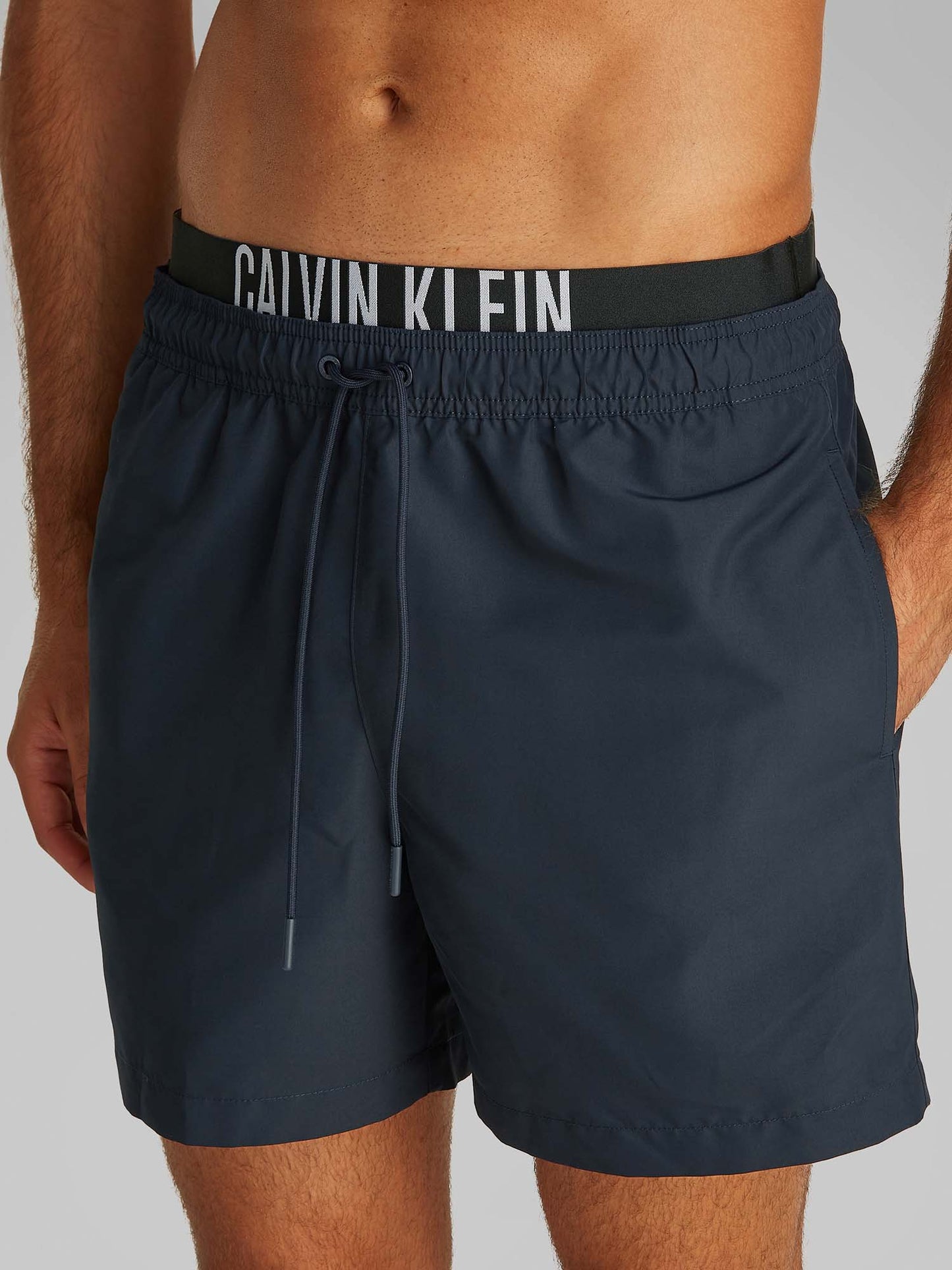 COSTUME BOXER MEDIUM DOUBLE WB CALVIN KLEIN JEANS UOMO BLU
