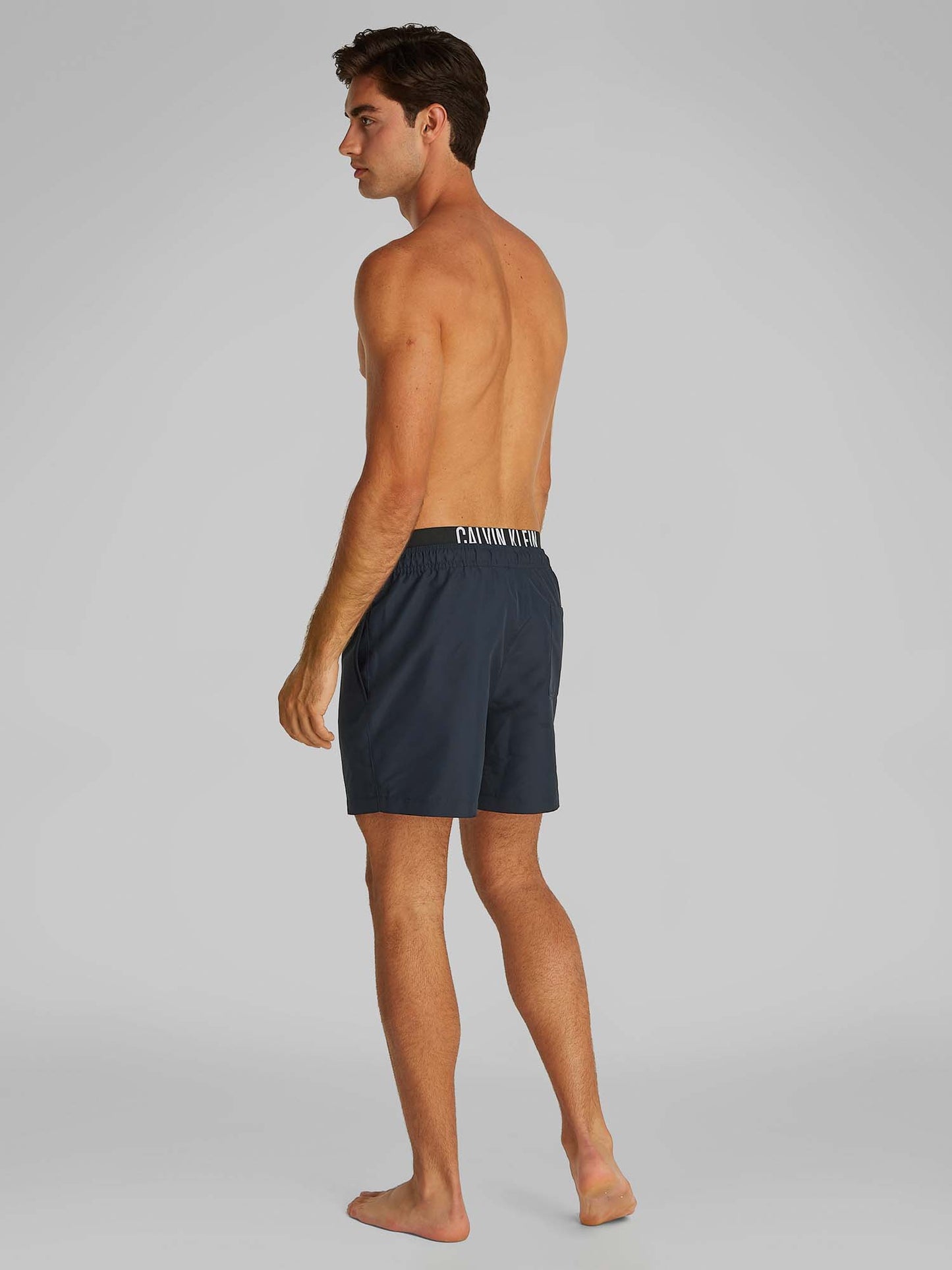 COSTUME BOXER MEDIUM DOUBLE WB CALVIN KLEIN JEANS UOMO BLU