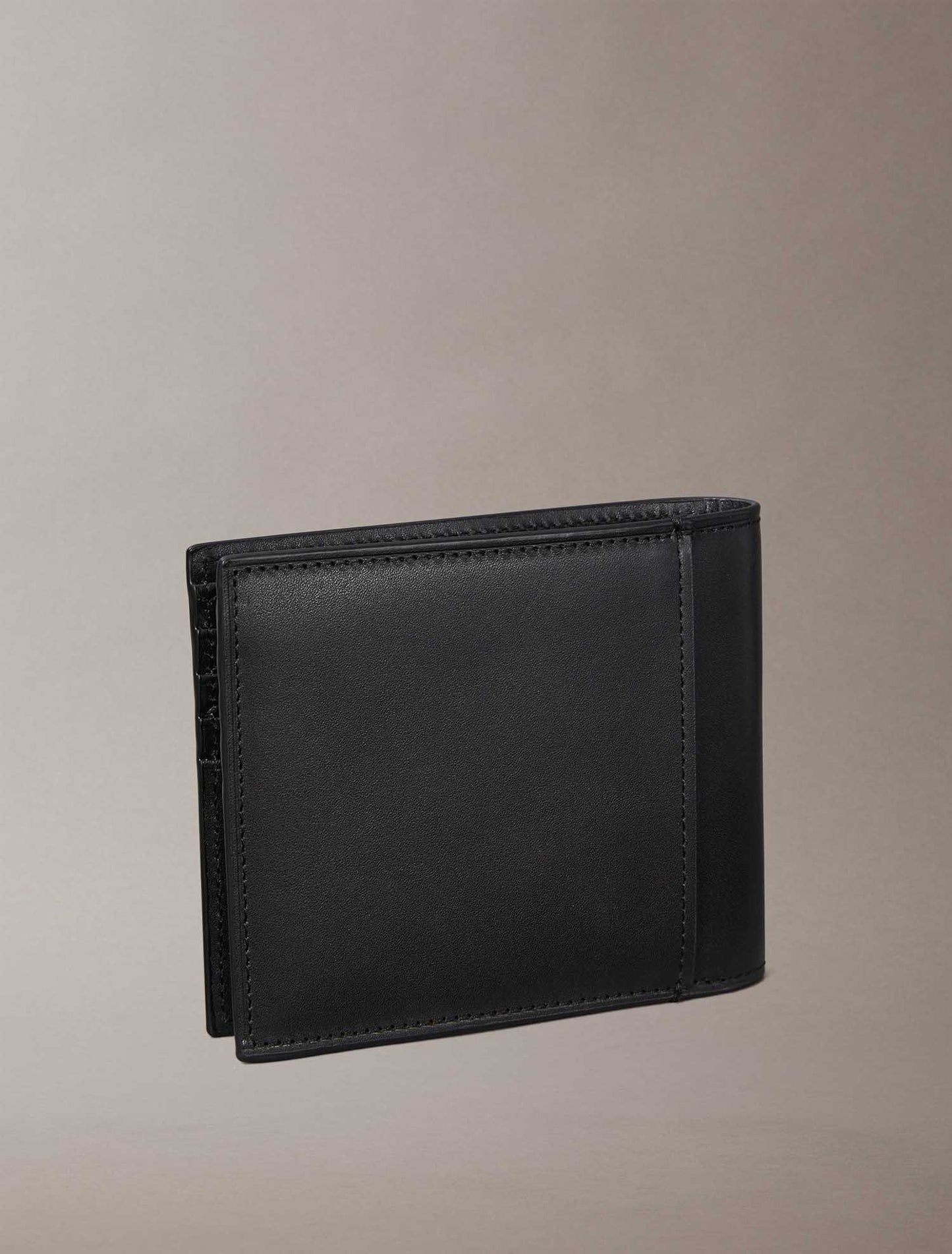 Calvin Klein Laque Billfold, portafoglio uomo nero in similpelle