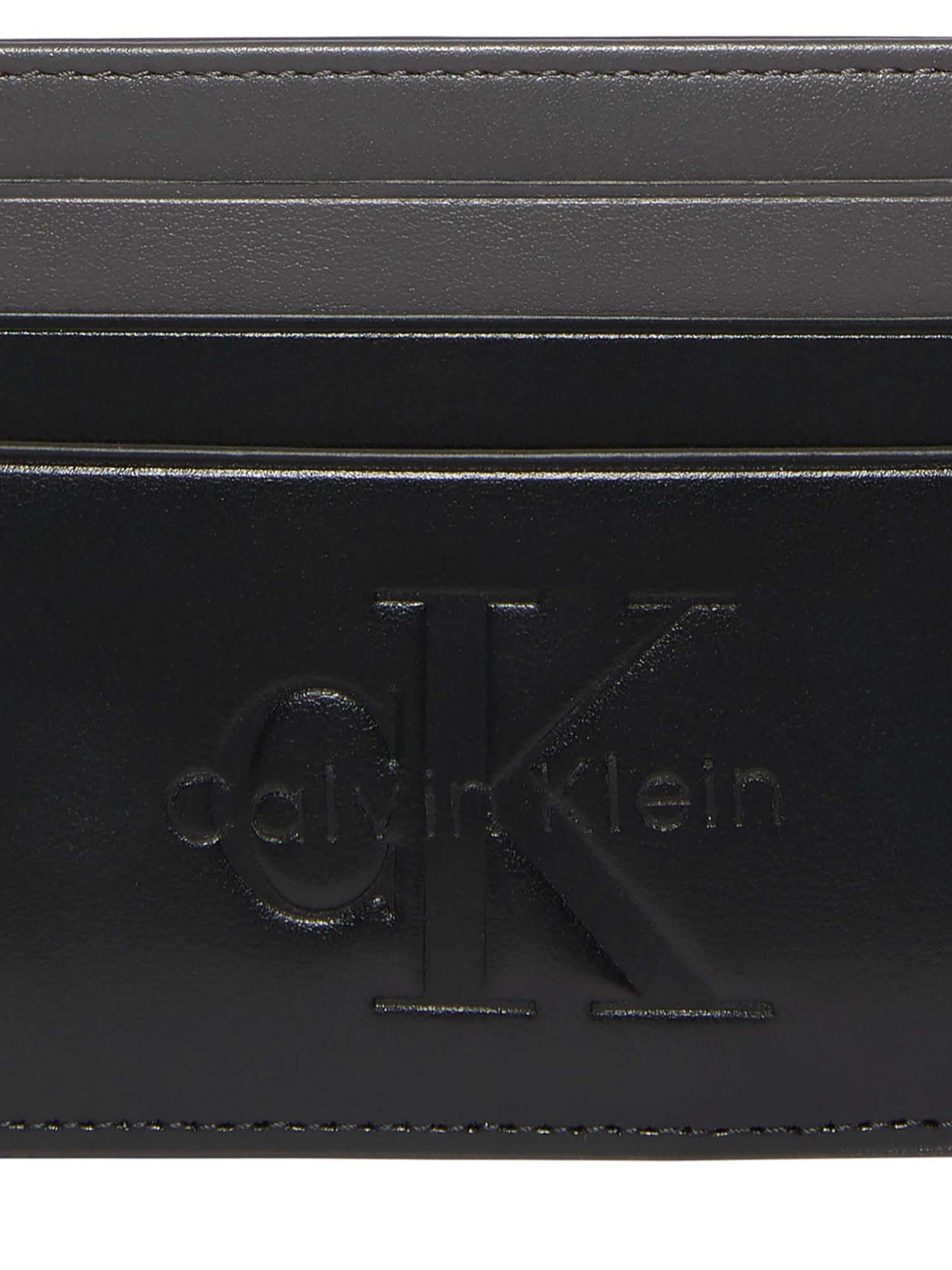 PORTACARTE IN PELLE CALVIN KLEIN DA UOMO NERO