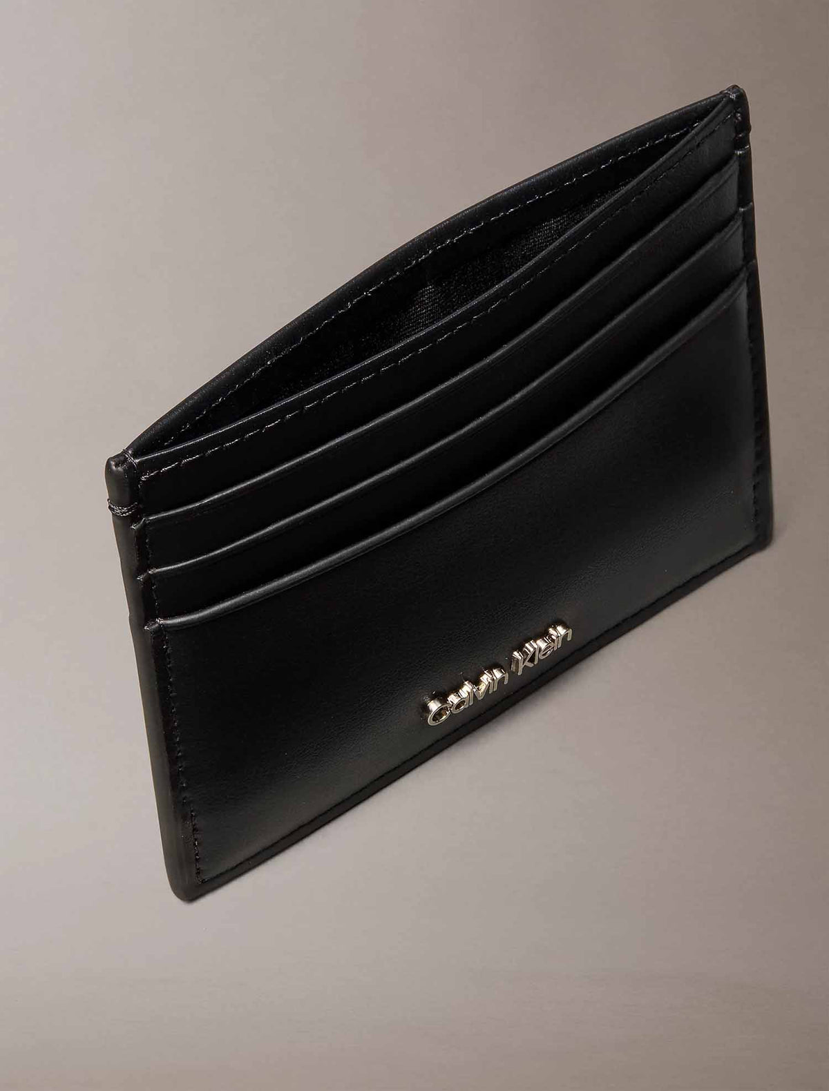 Ck raised cardholder portafoglio da uomo nero