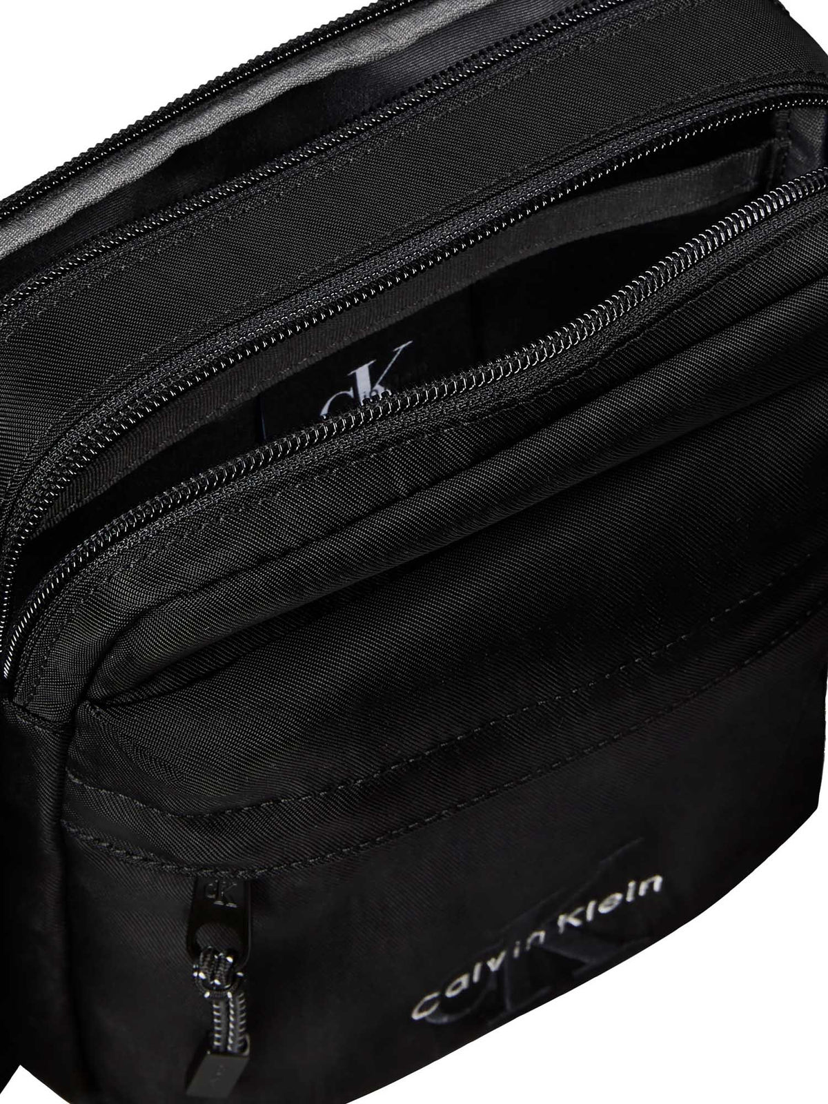 Ck bold reporter tracolla da unisex nero