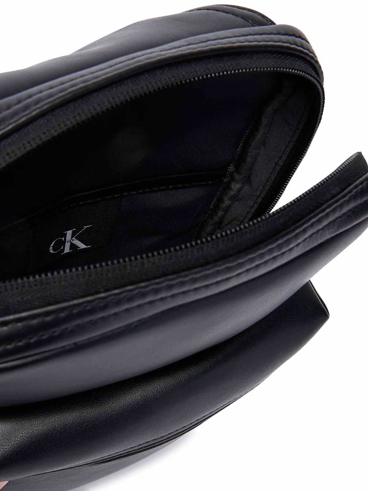 Ck bold logo webbing tracolla da unisex nero