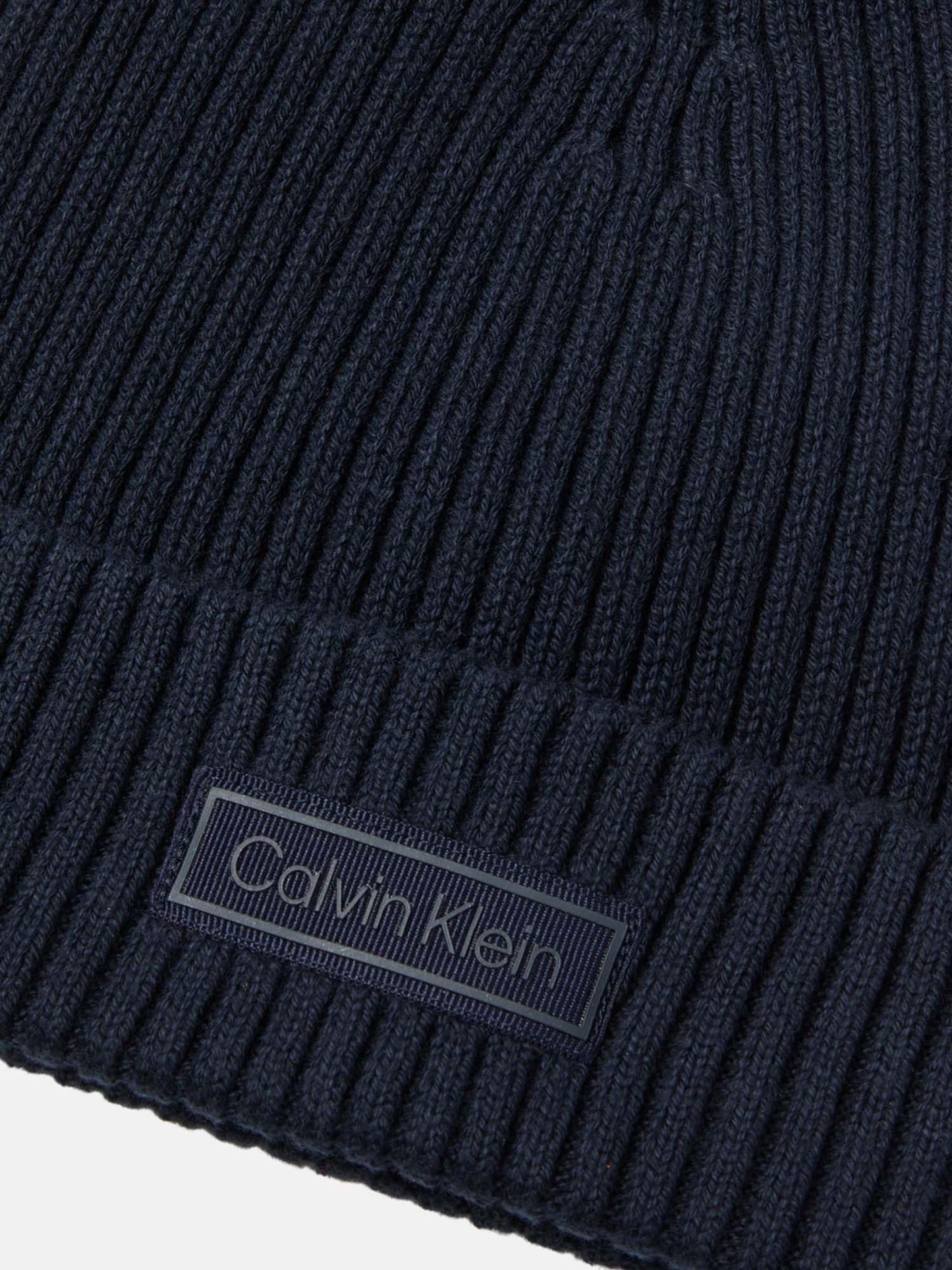 CAPPELLO PATCH CHUNKY CALVIN KLEIN UNISEX BLU