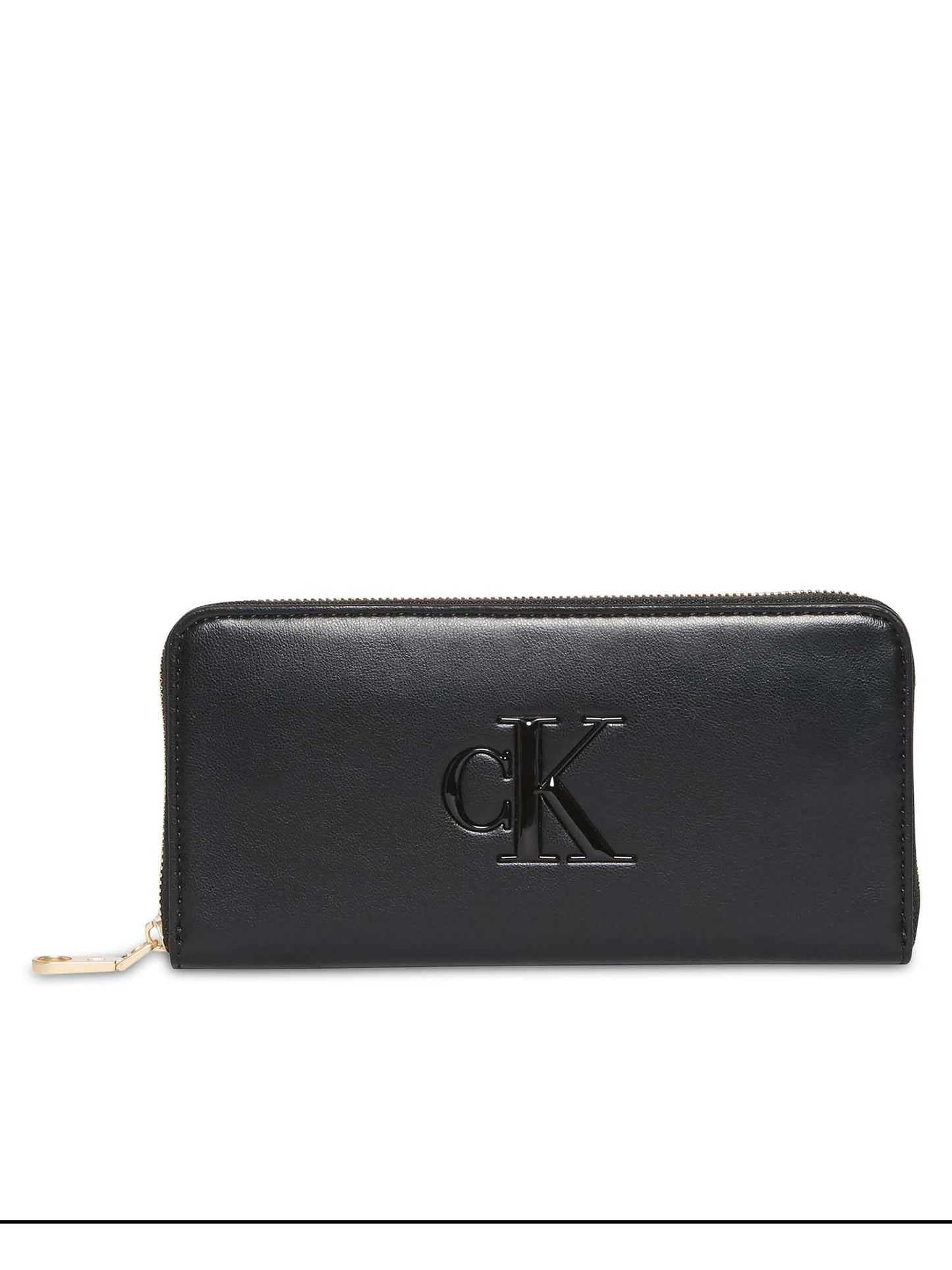 PORTAFOGLI ZIP AROUND CALVIN KLEIN DONNA NERO