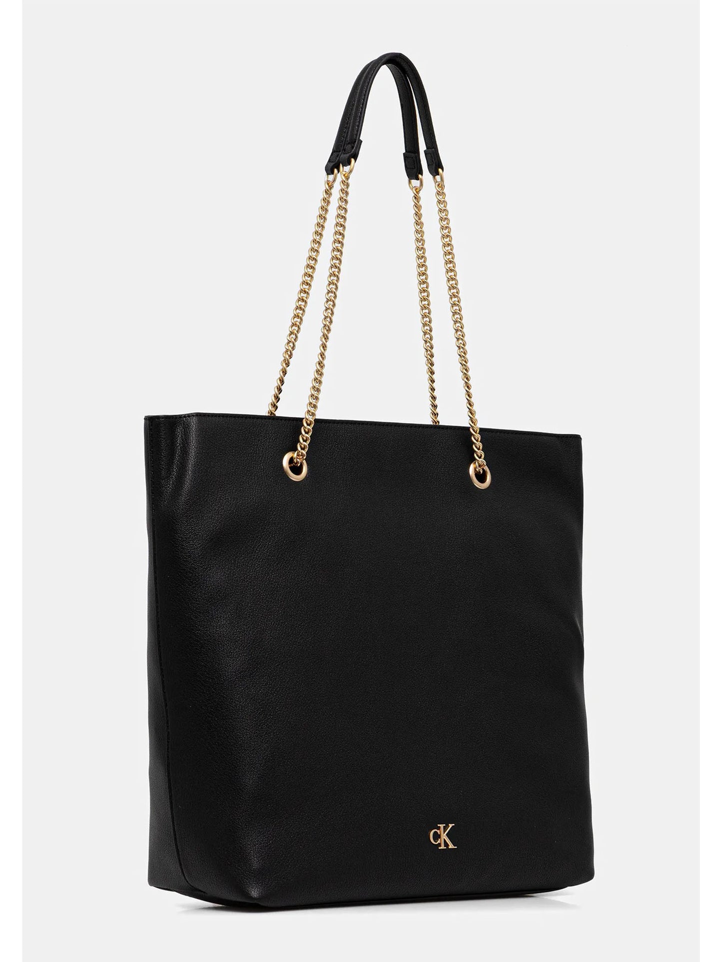 BORSA TOTE MINIMAL MONOGRAM CALVIN KLEIN DA DONNA NERO