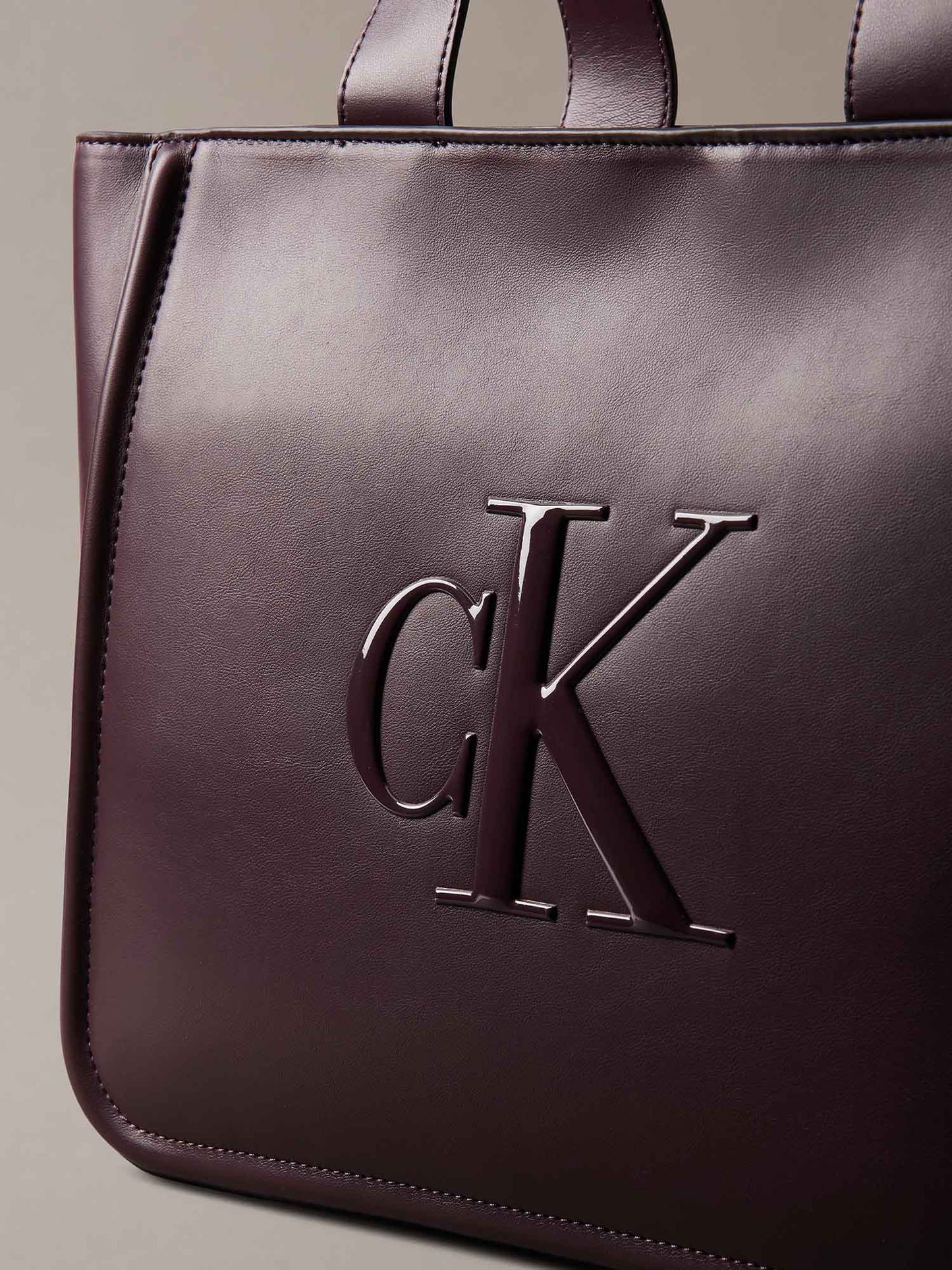 BORSA TOTE CALVIN KLEIN DONNA BORDEAUX