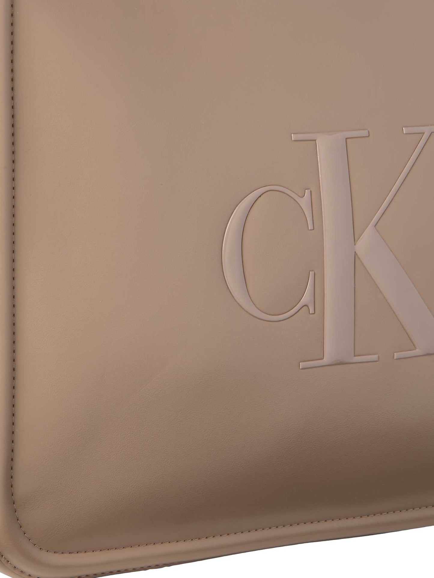 Calvin Klein Medium Tote tote bag fango da donna