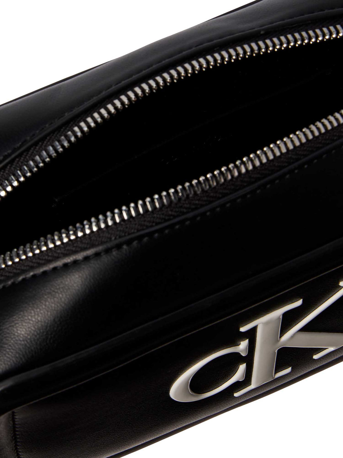 Ck bold camera bag borsa da donna nero-bianco