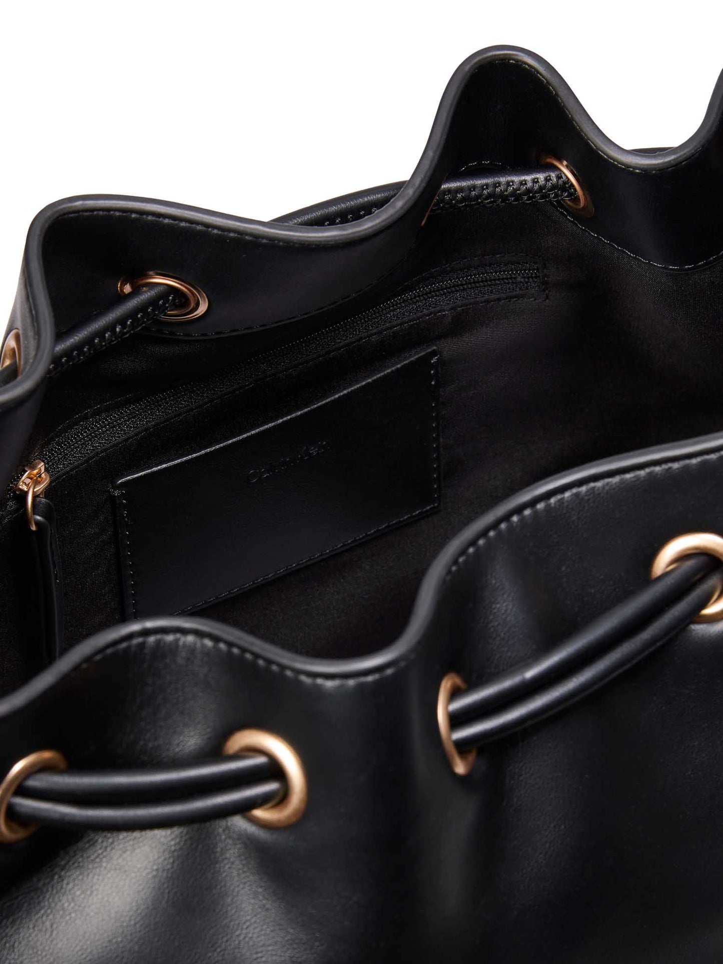 Calvin Klein Bold Bucket Bag, borsa secchiello nera da donna