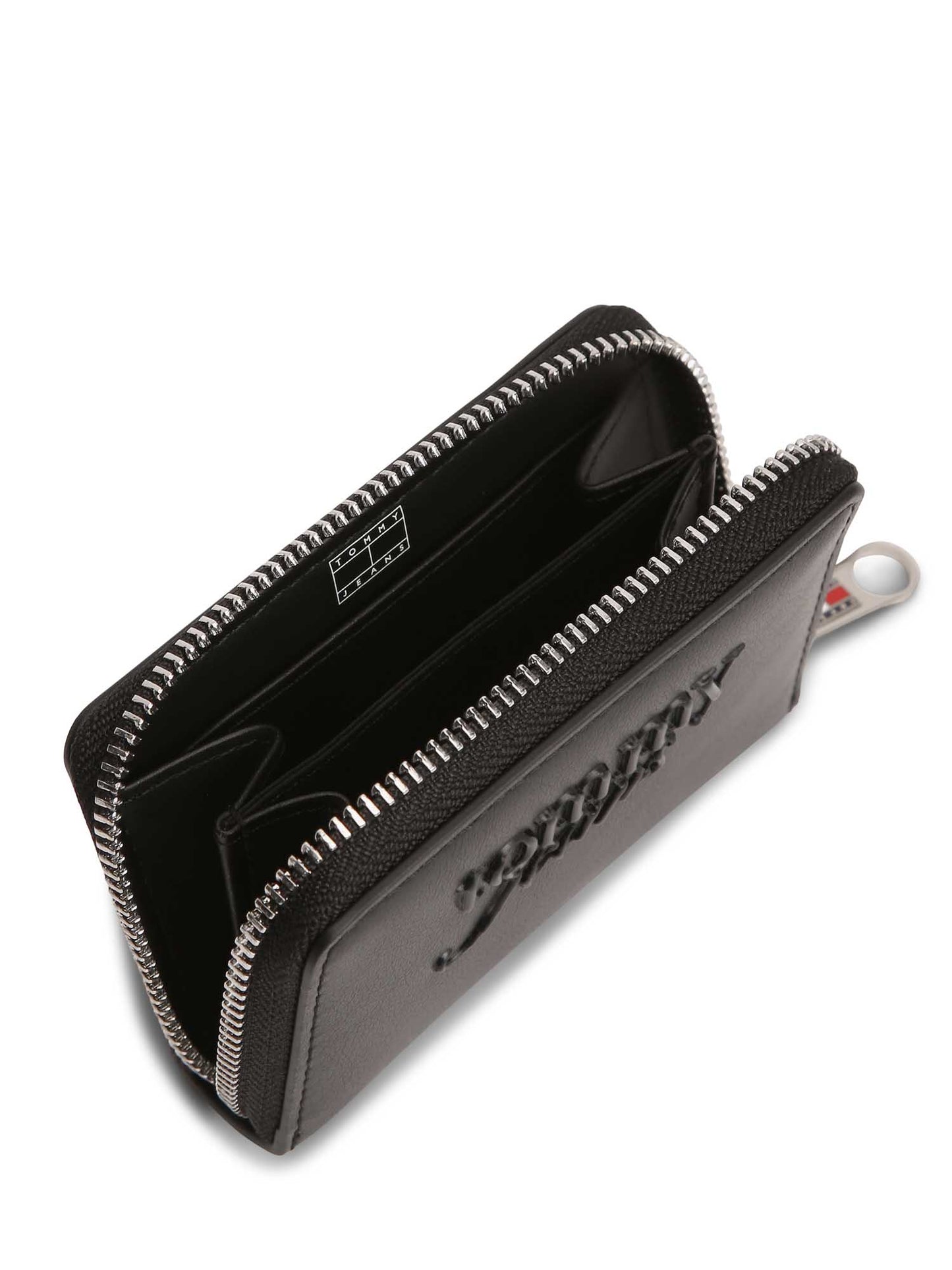 Tommy Hilfiger Essential portafoglio compatto donna nero