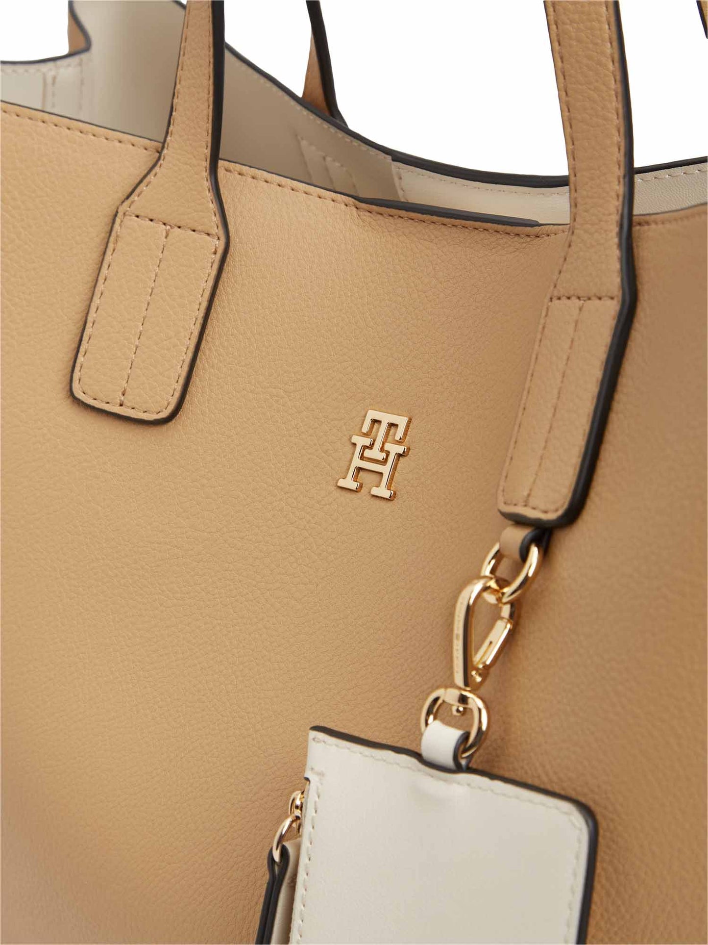 Tommy Hilfiger Icon Satchel, borsa unisex adulto kaki