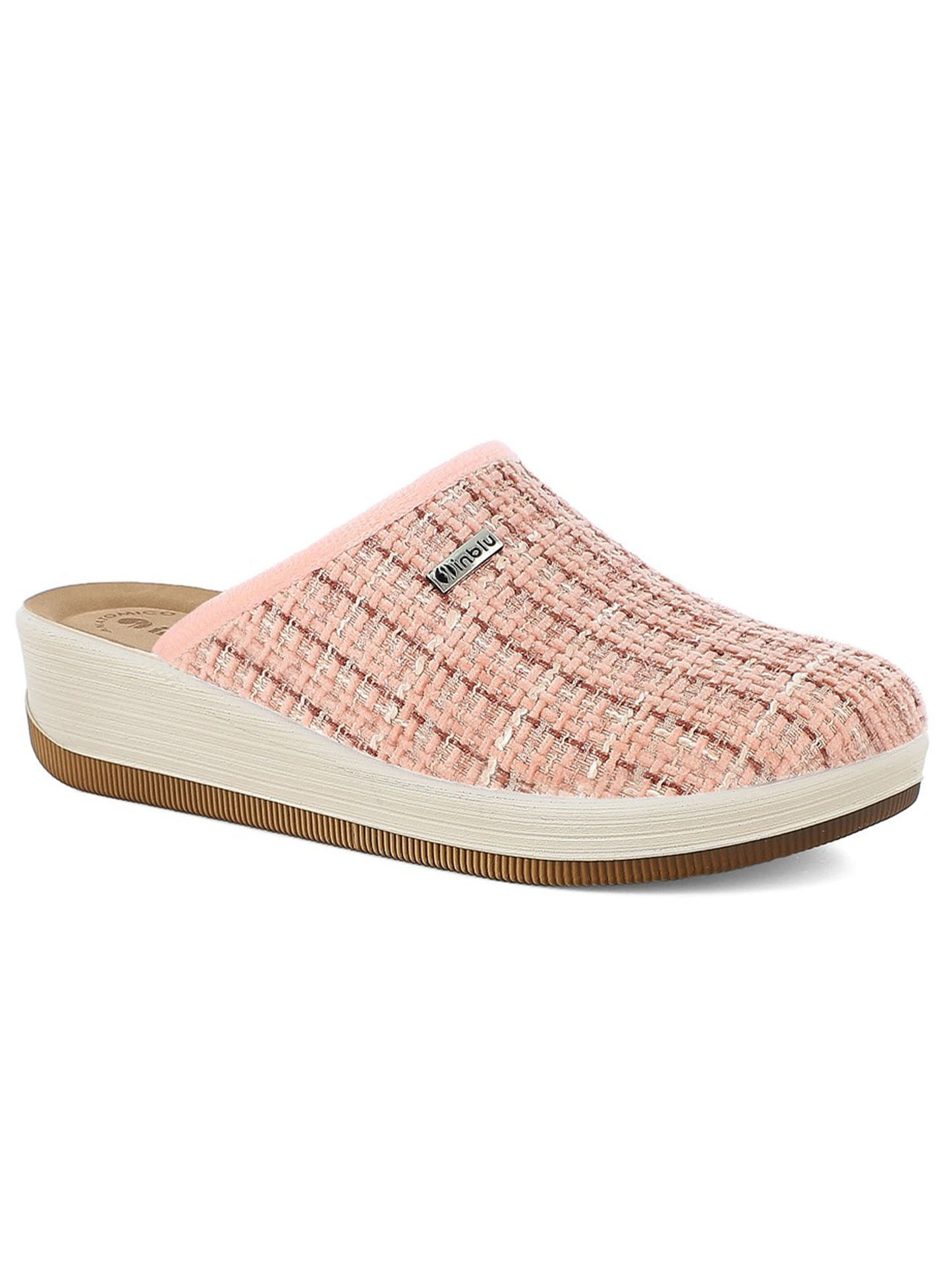 CIABATTA IN BLU DONNA ROSA
