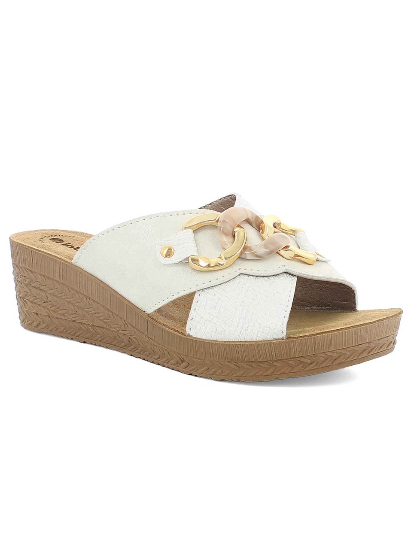 Ciabatte donna In Blu bianche, comfort e stile quotidiano