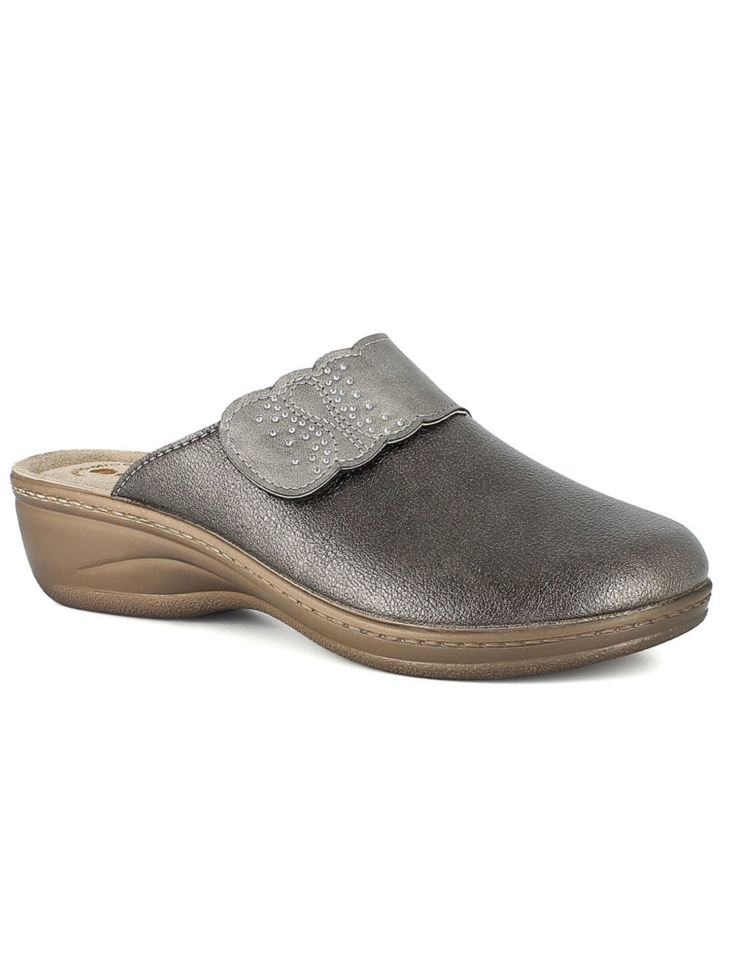 CIABATTA CHIUSURA A STRAPPO InBlu DA DONNA CANNA DI FUCILE