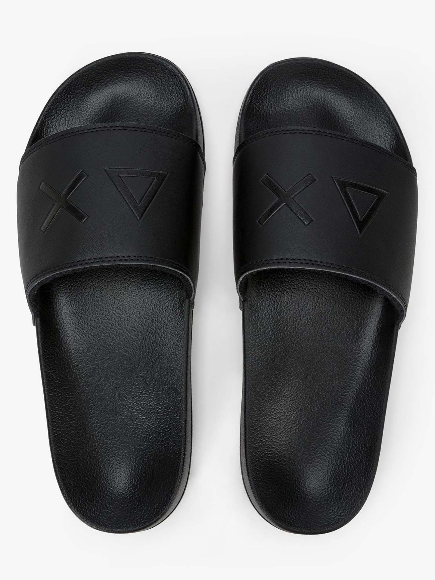 Sun68 Slippers logo, ciabatte nere da uomo comode e pratiche